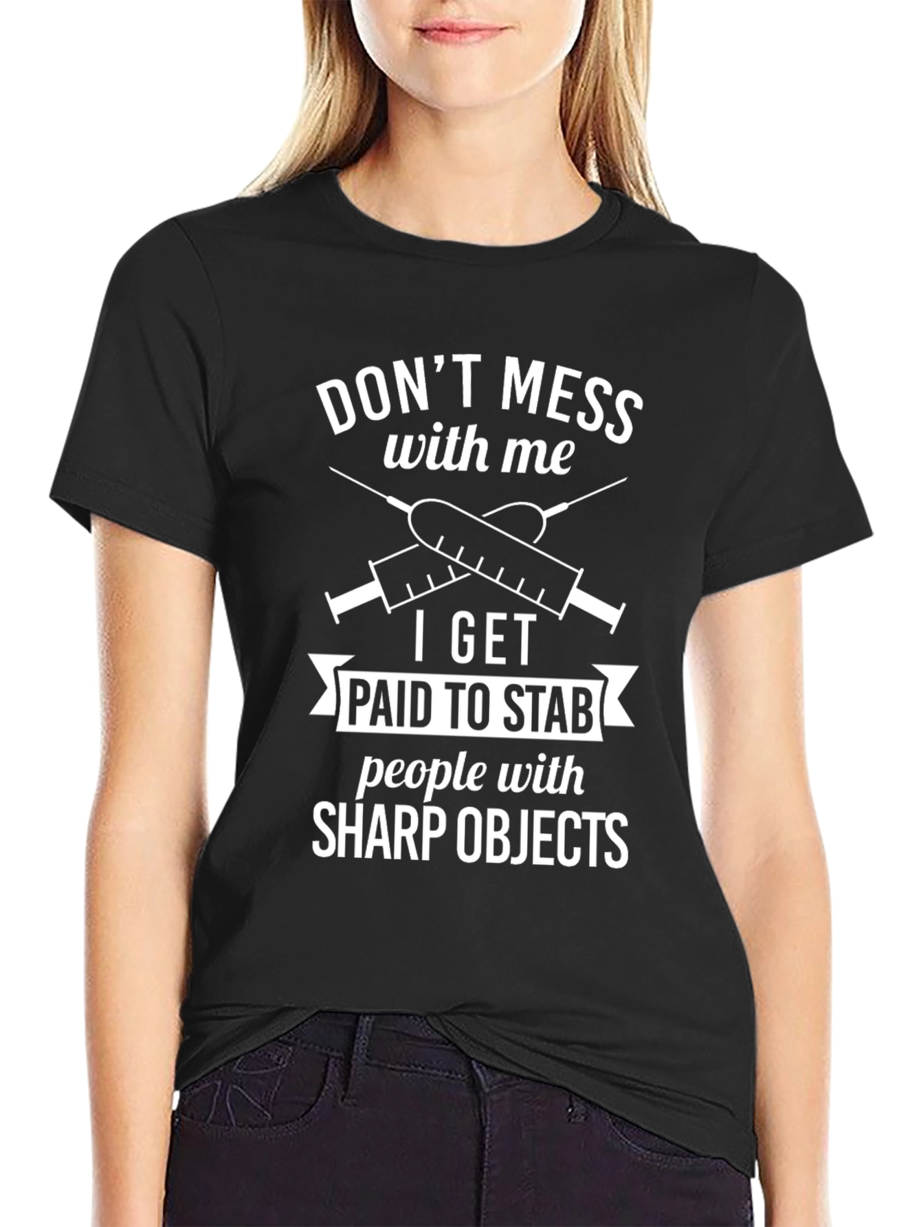 Funny Nurse/Medical T-Shirt - Sharp Objects