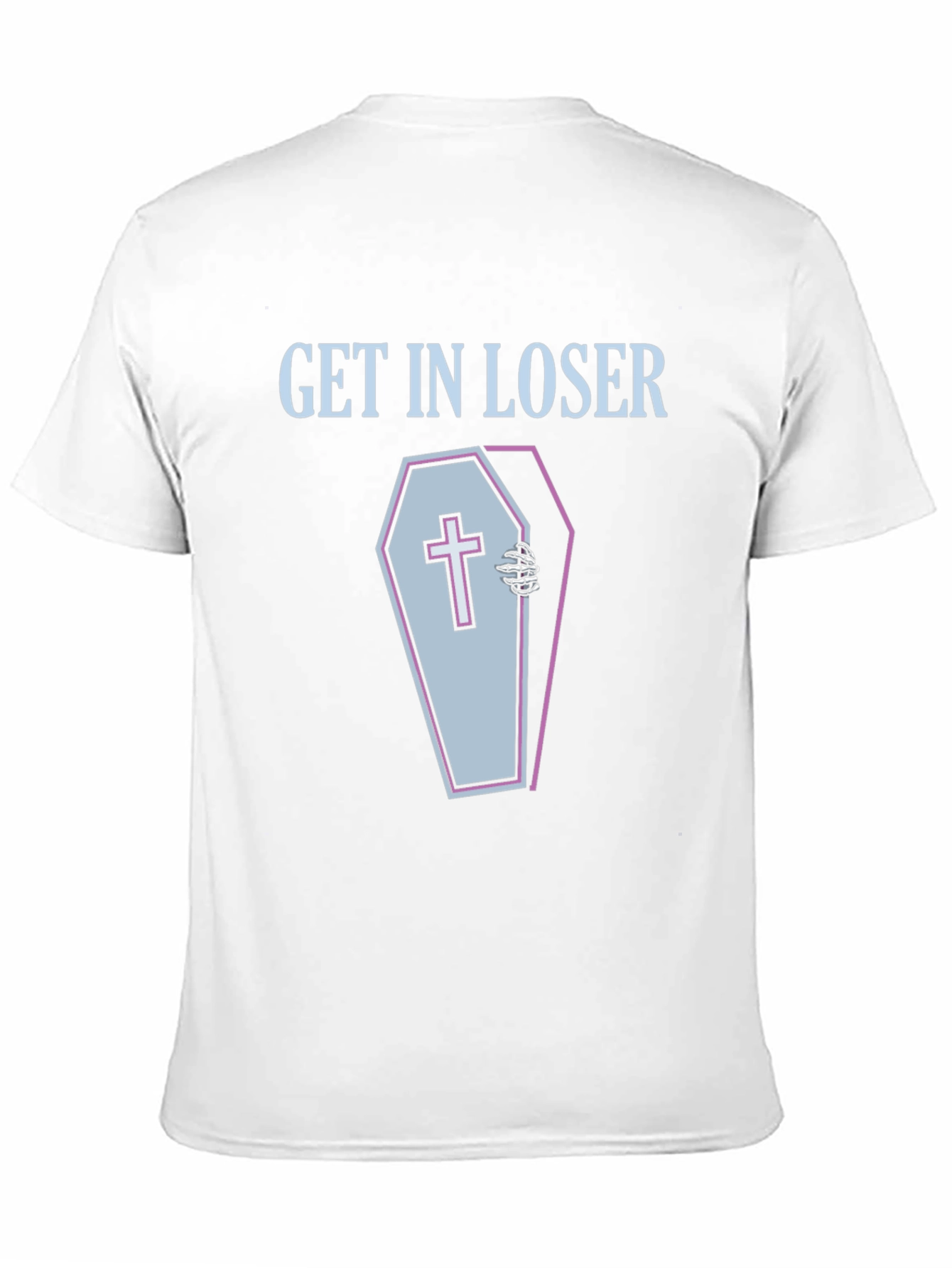 Get In Loser Coffin Graphic Tee - Spooky Season