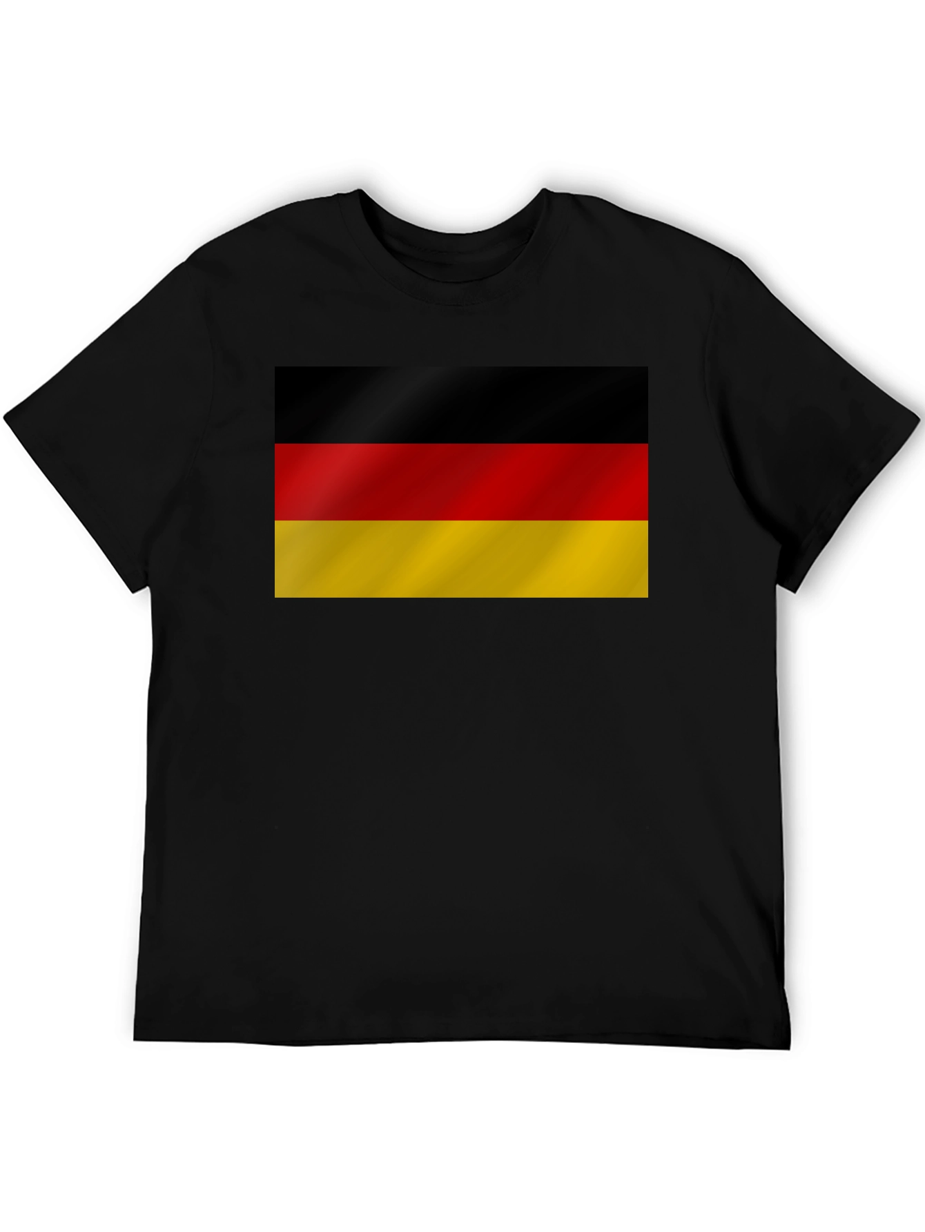 Germany Flag T-Shirt - Black Cotton Tee