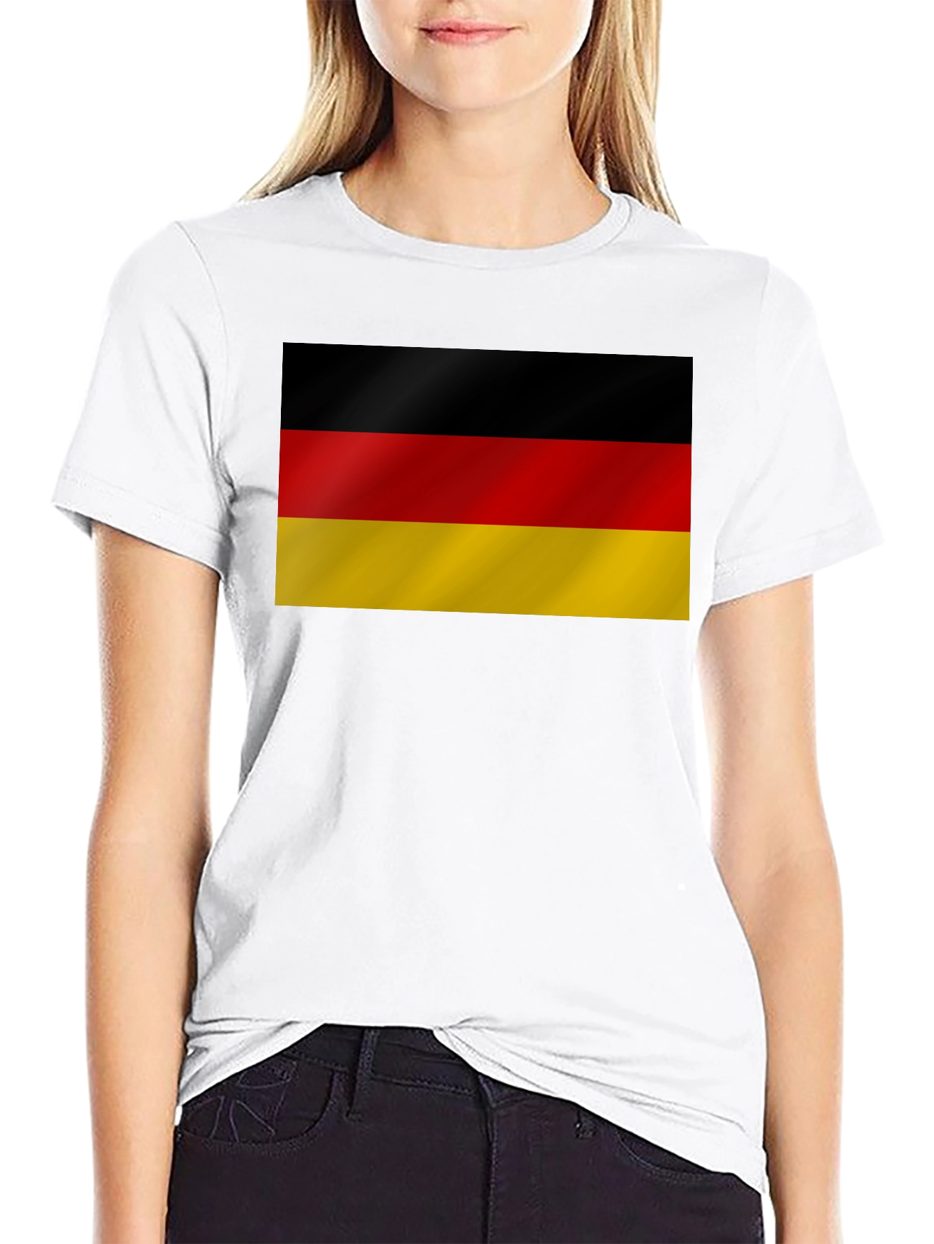 Germany Flag T-Shirt - Black Cotton Tee