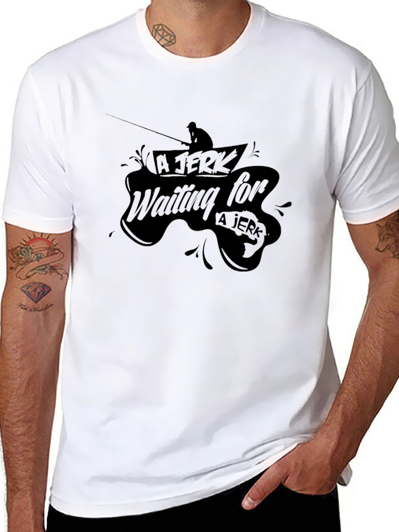 A Jerk Fishing T-Shirt - Angler Humor Tee