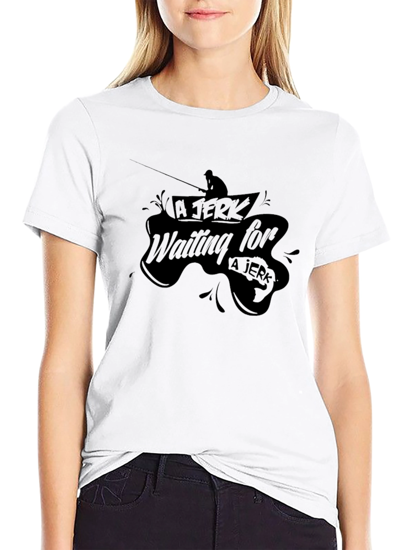 A Jerk Fishing T-Shirt - Angler Humor Tee