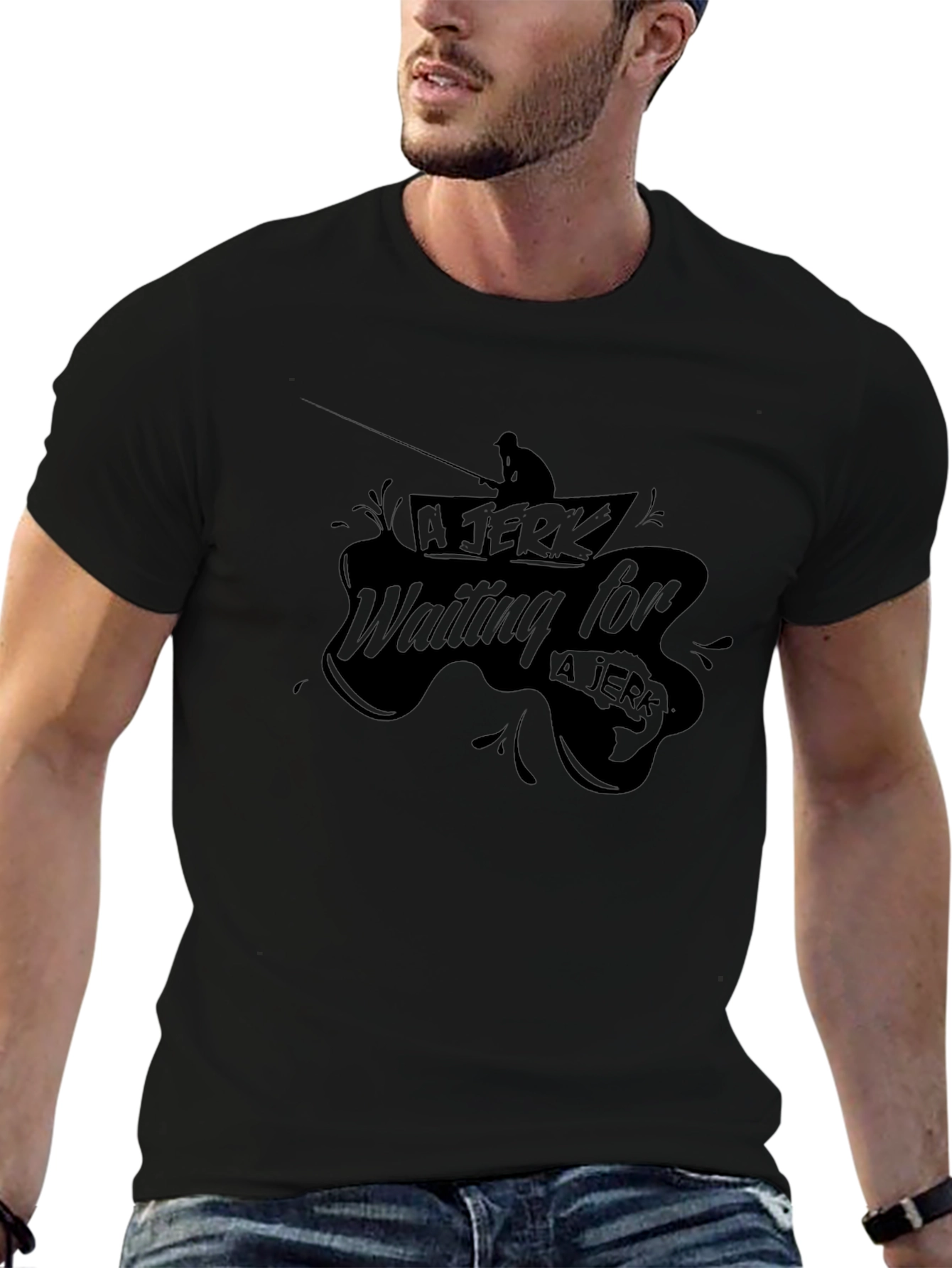 A Jerk Fishing T-Shirt - Angler Humor Tee