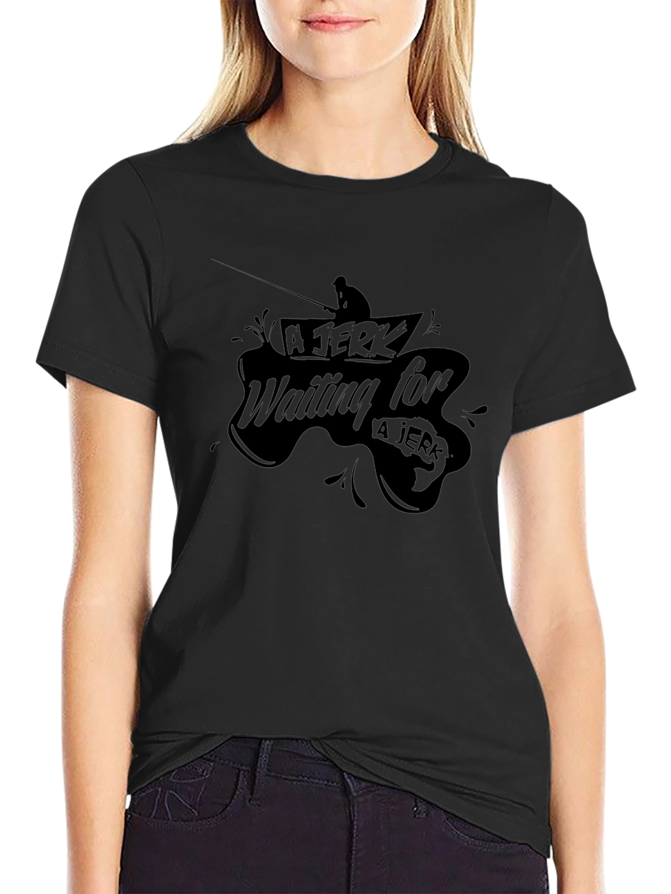 A Jerk Fishing T-Shirt - Angler Humor Tee