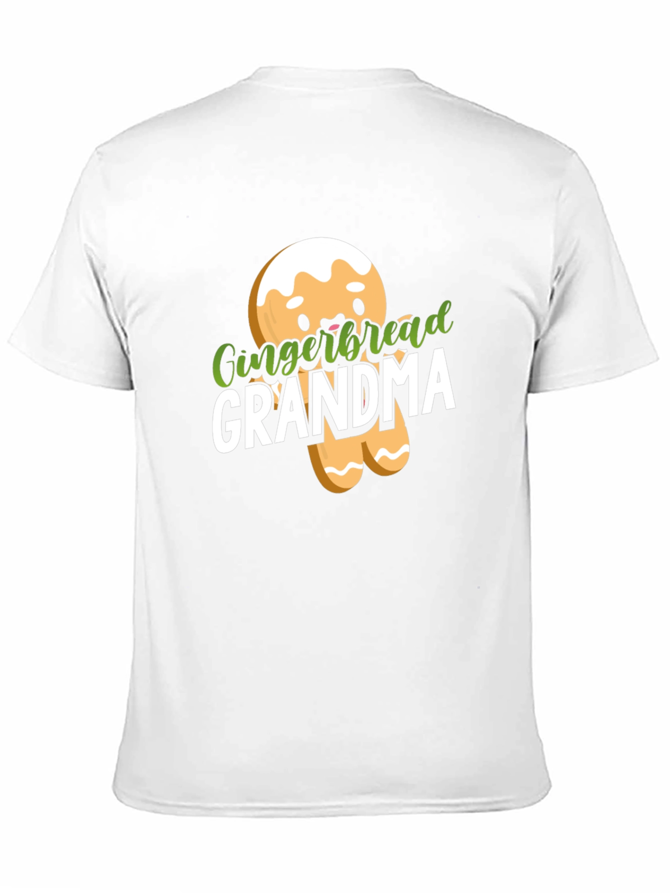 Gingerbread Grandma Black T-Shirt