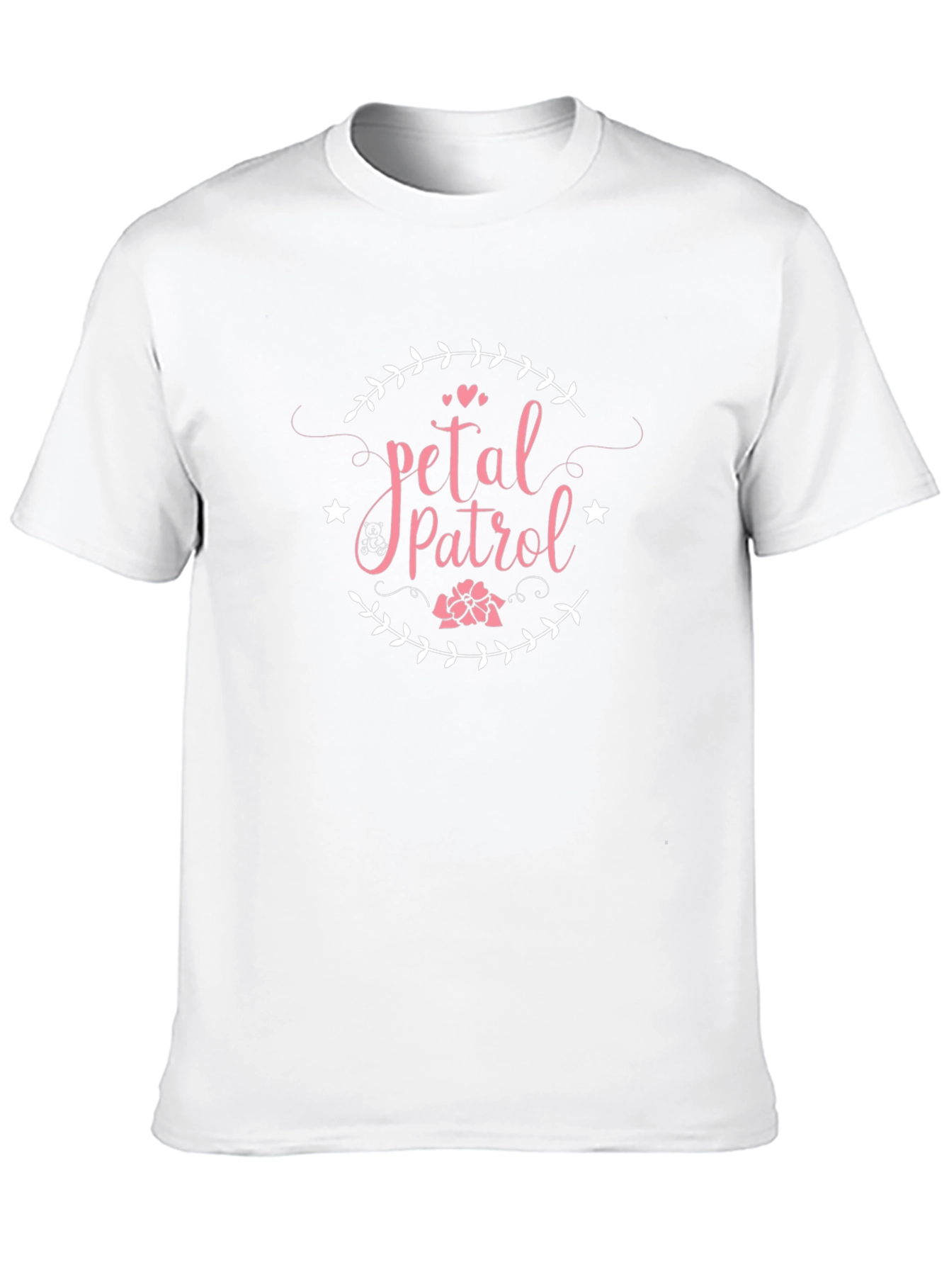 Petal Patrol Graphic Print Crew Neck Tee