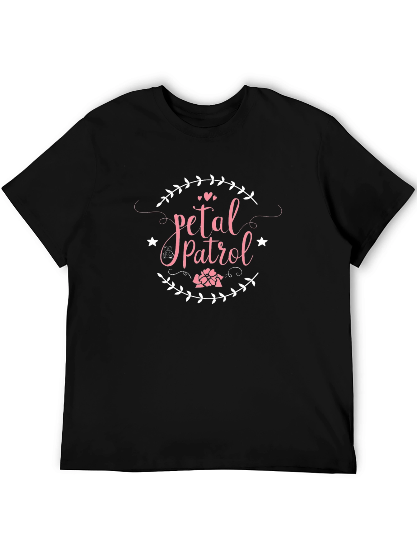 Petal Patrol Graphic Print Crew Neck Tee