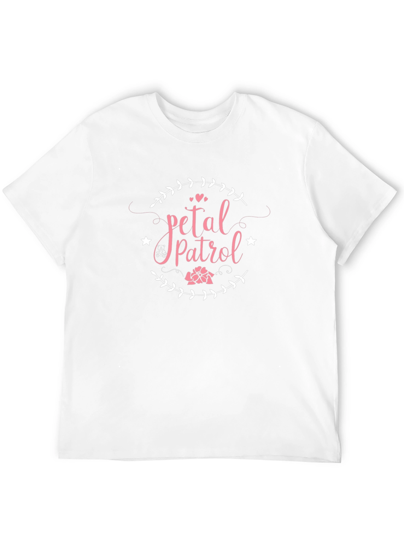 Petal Patrol Graphic Print Crew Neck Tee