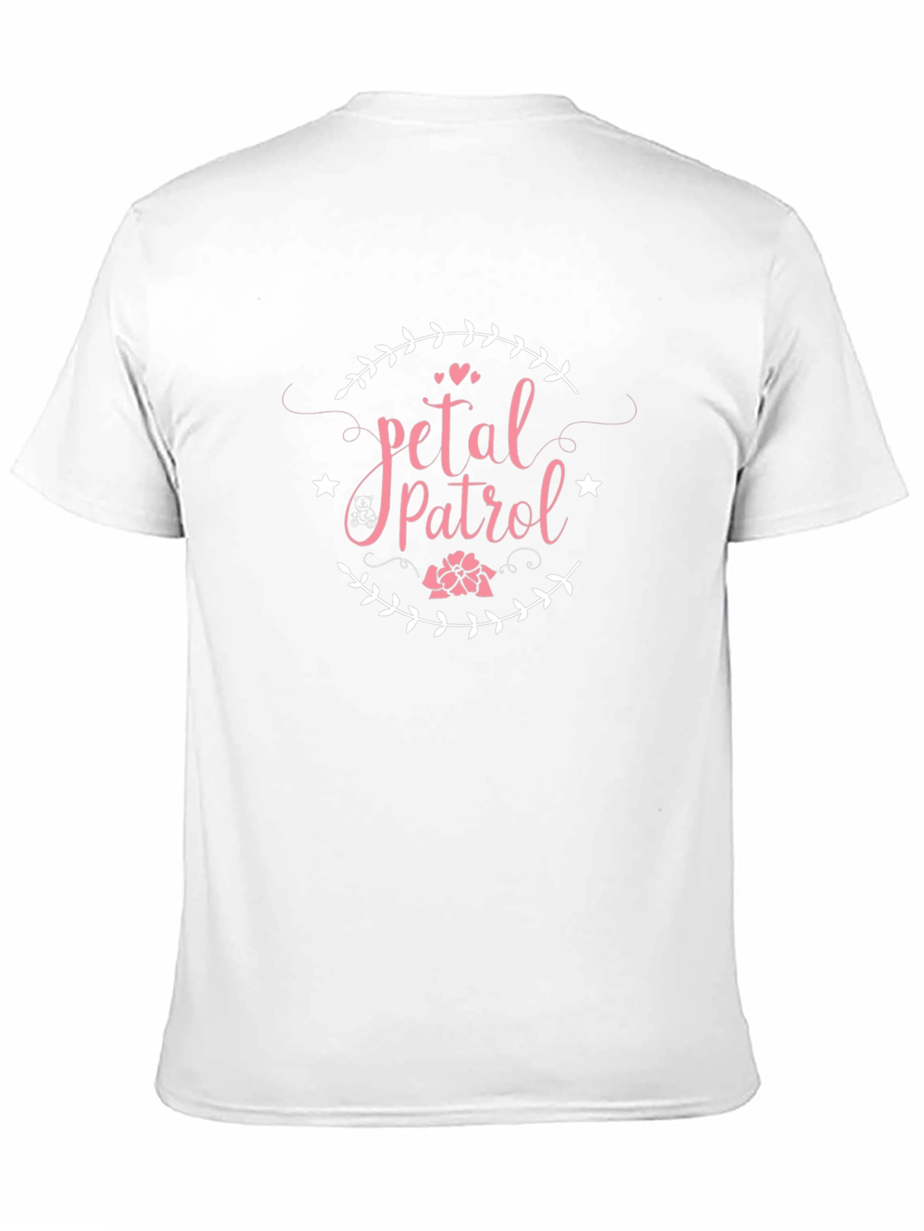Petal Patrol Graphic Print Crew Neck Tee