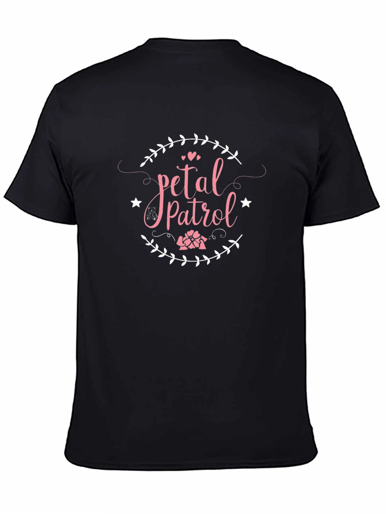 Petal Patrol Graphic Print Crew Neck Tee
