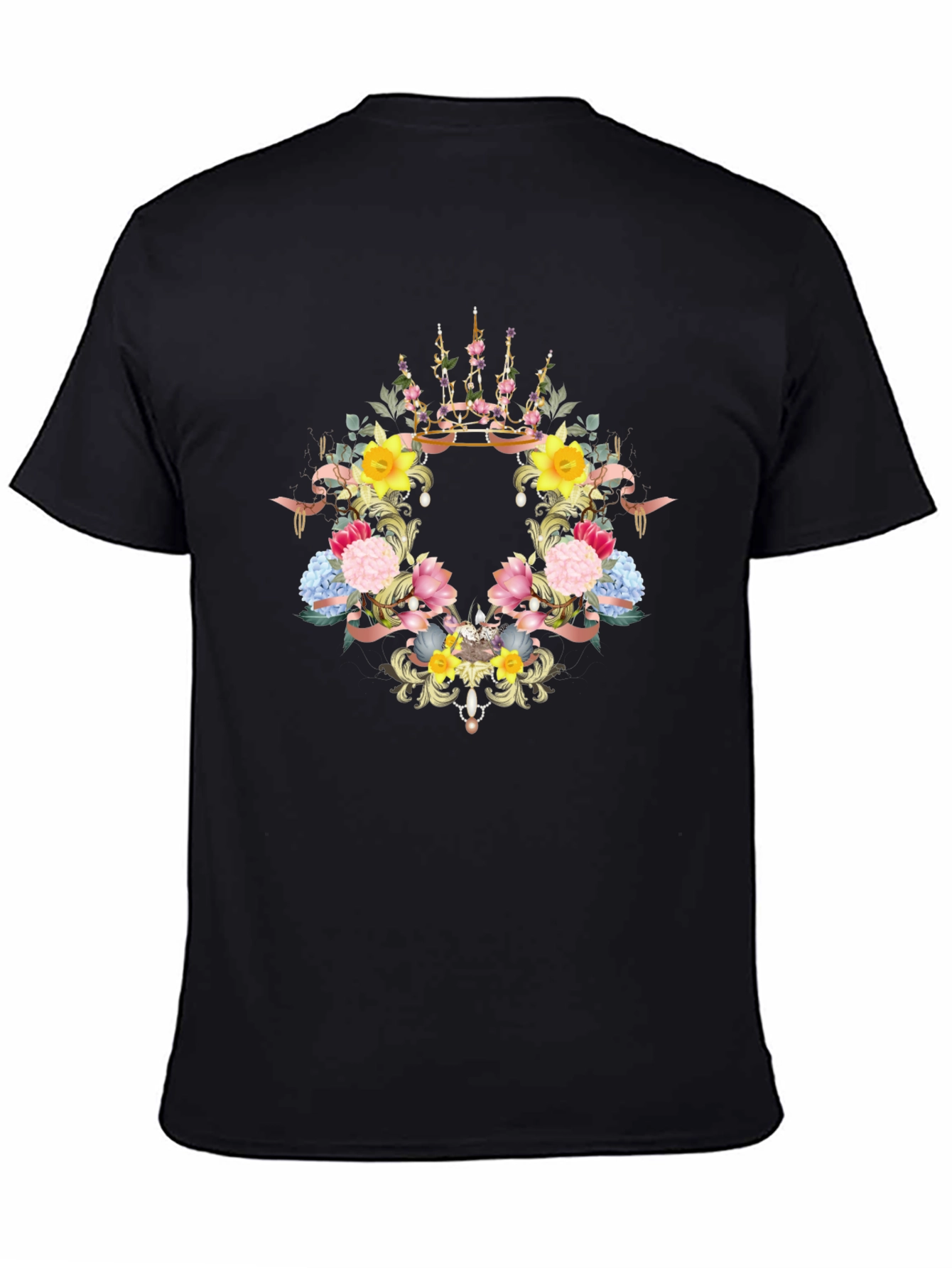 Floral Crown Graphic T-Shirt