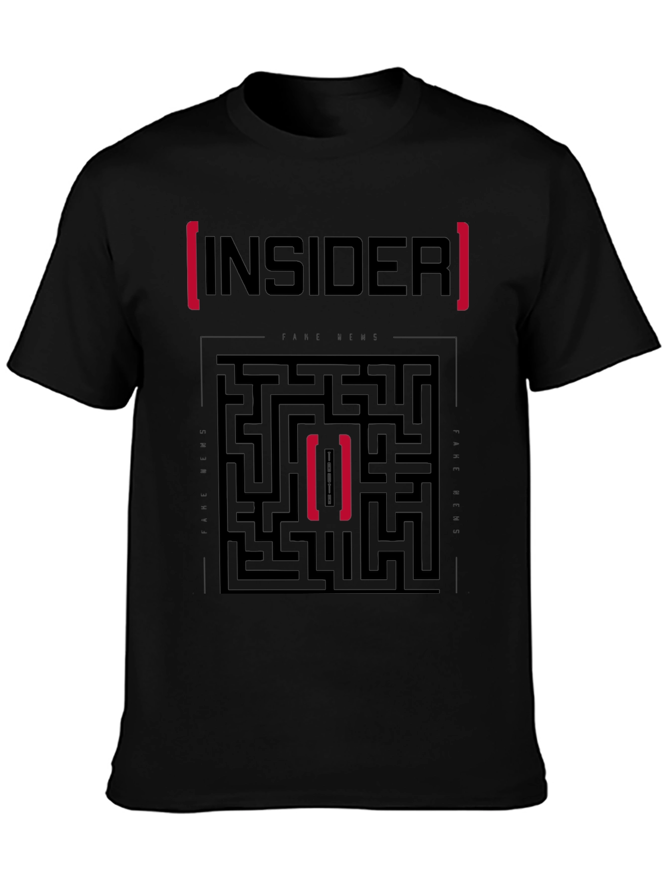 Insider Maze Graphic T-Shirt - Stylish Cotton Tee