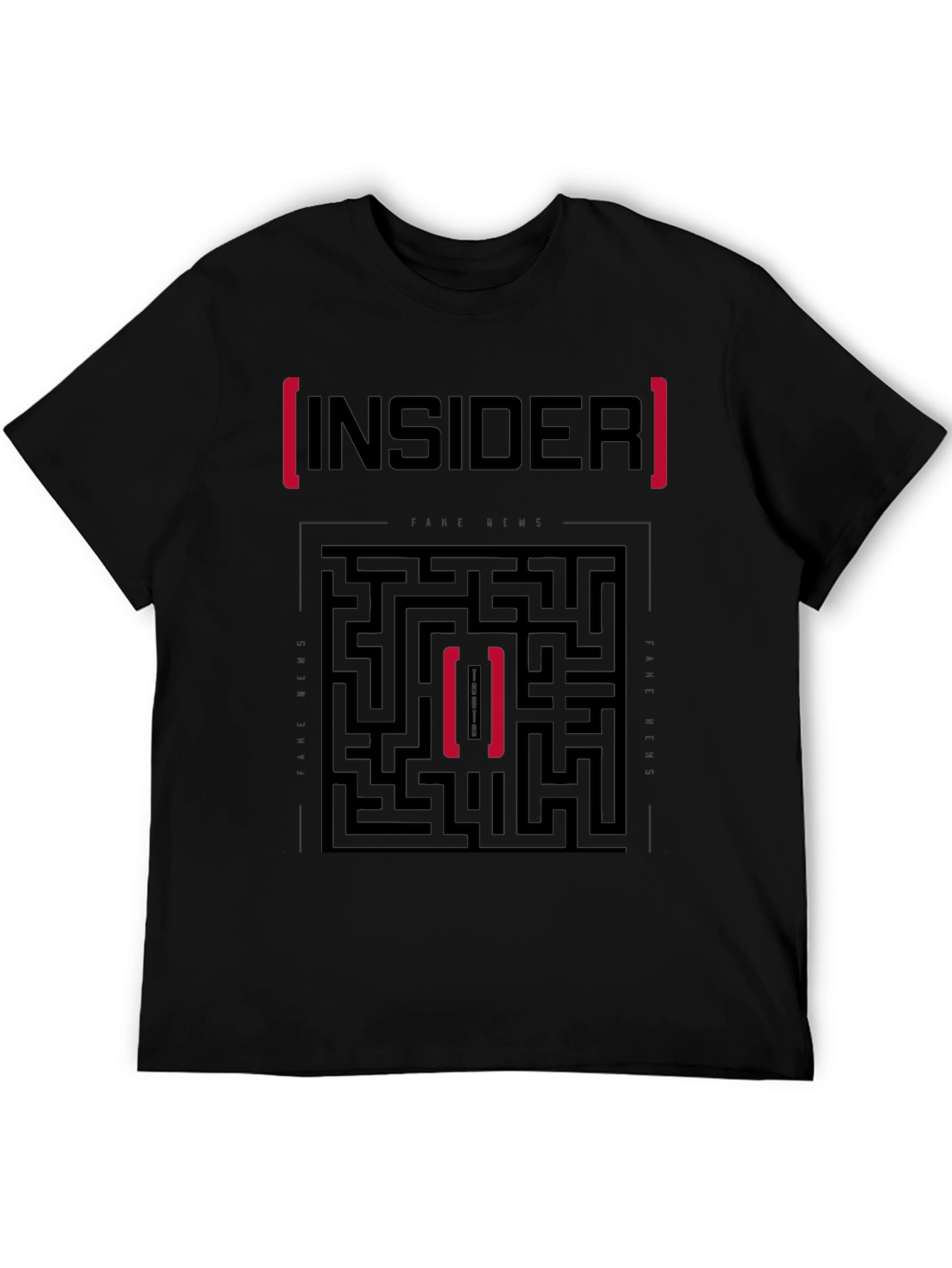 Insider Maze Graphic T-Shirt - Stylish Cotton Tee