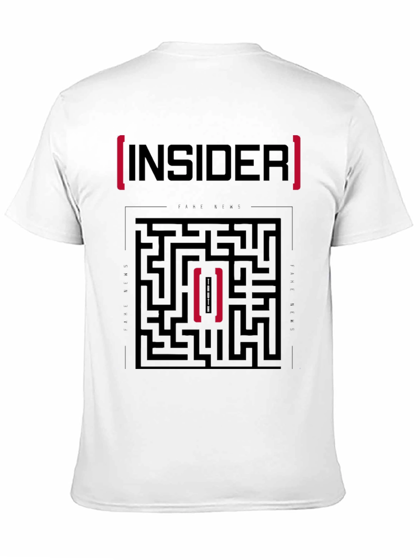 Insider Maze Graphic T-Shirt - Stylish Cotton Tee