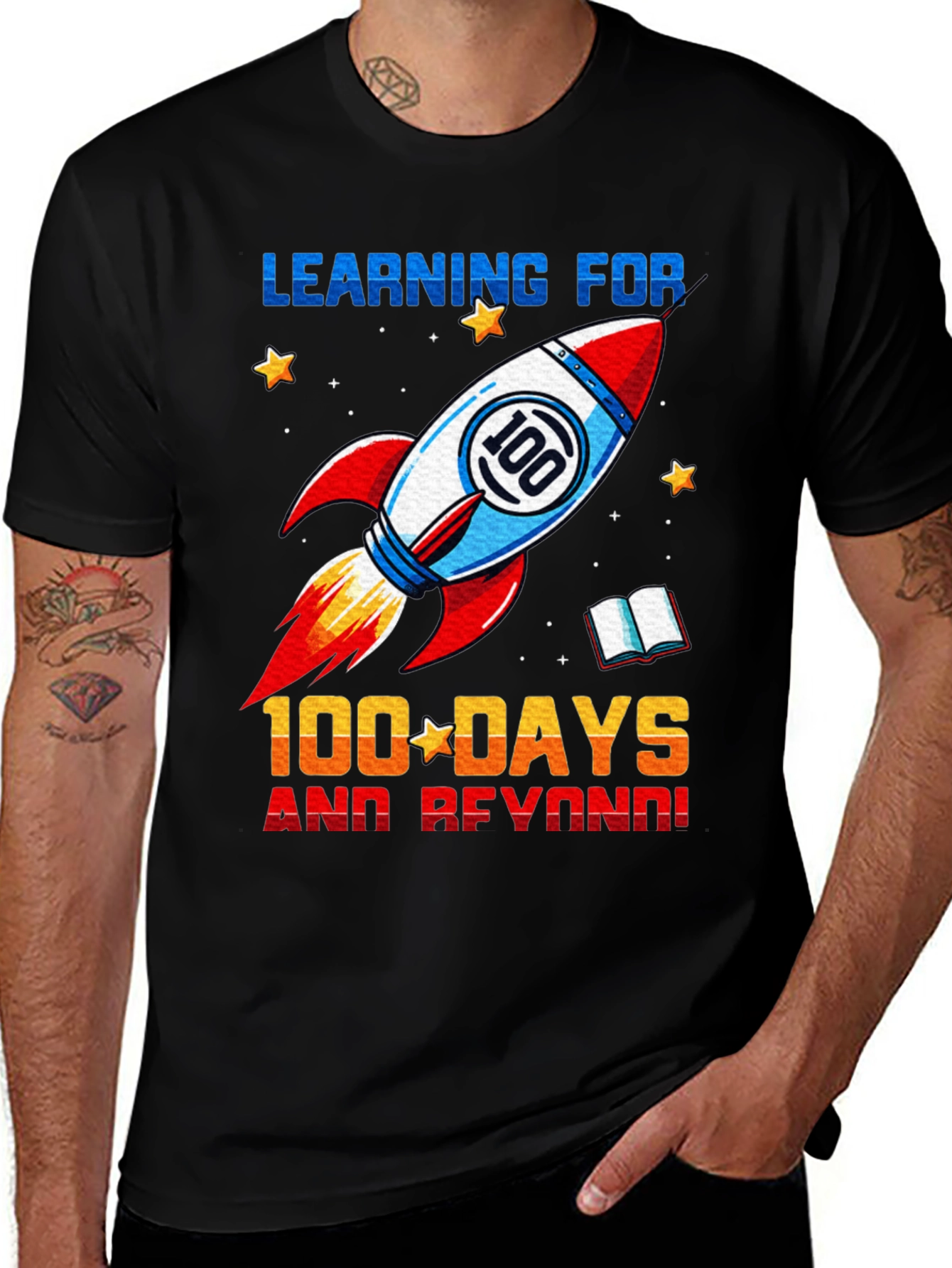 100 Days and Beyond Rocket T-Shirt