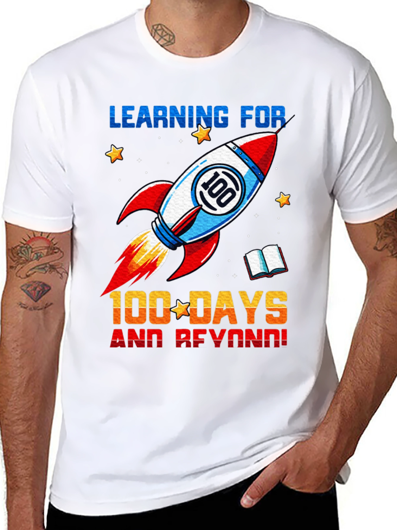 100 Days and Beyond Rocket T-Shirt