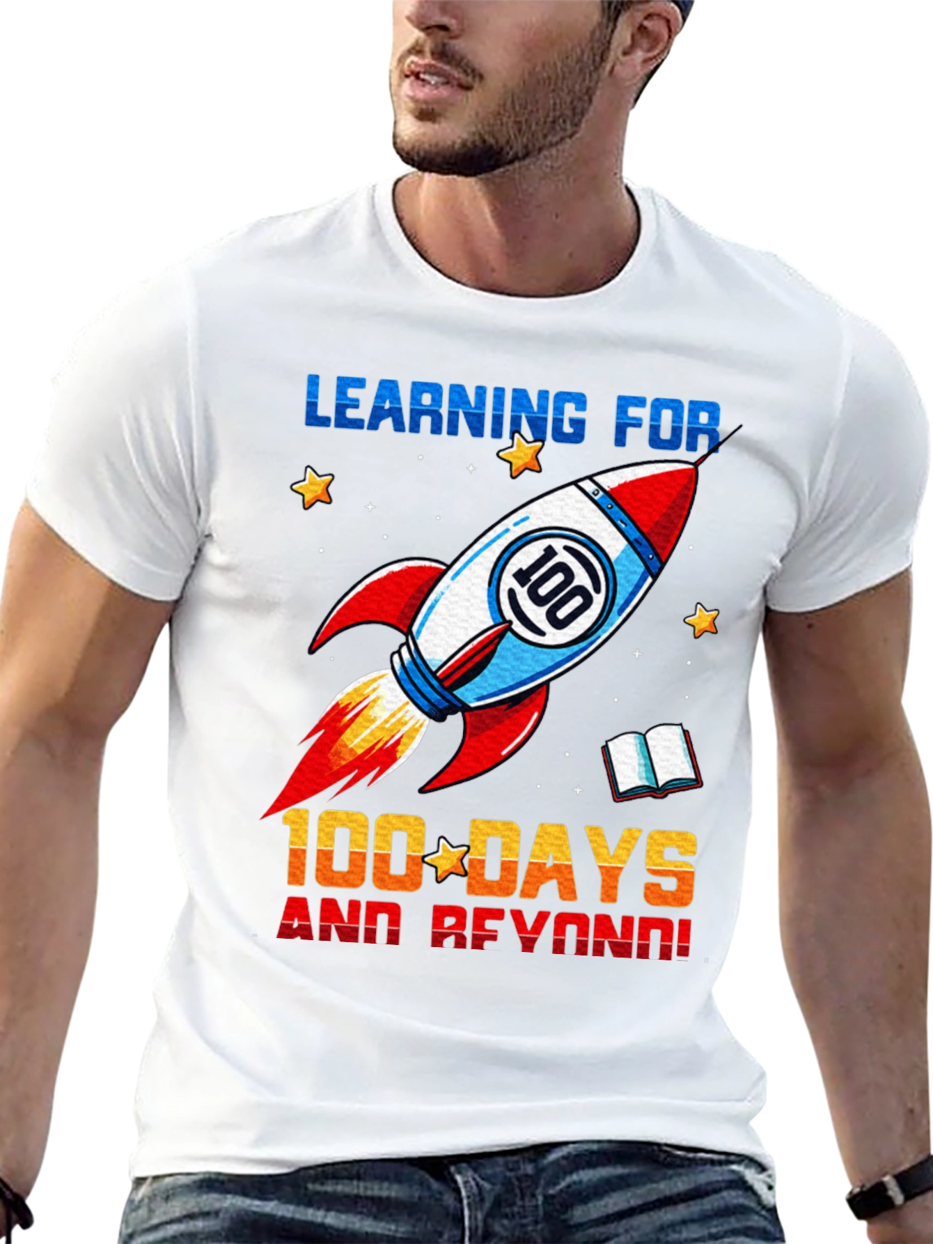 100 Days and Beyond Rocket T-Shirt