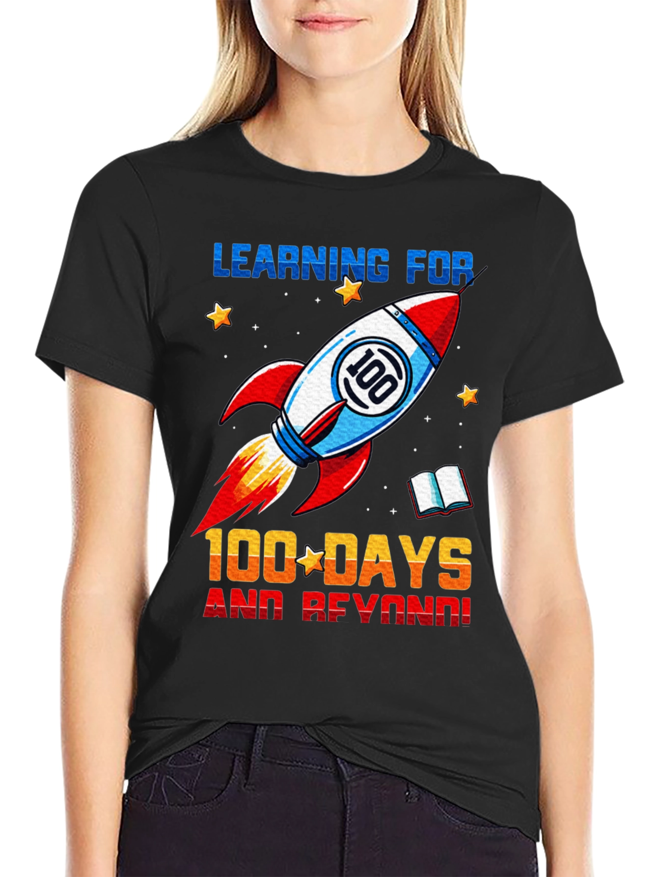 100 Days and Beyond Rocket T-Shirt