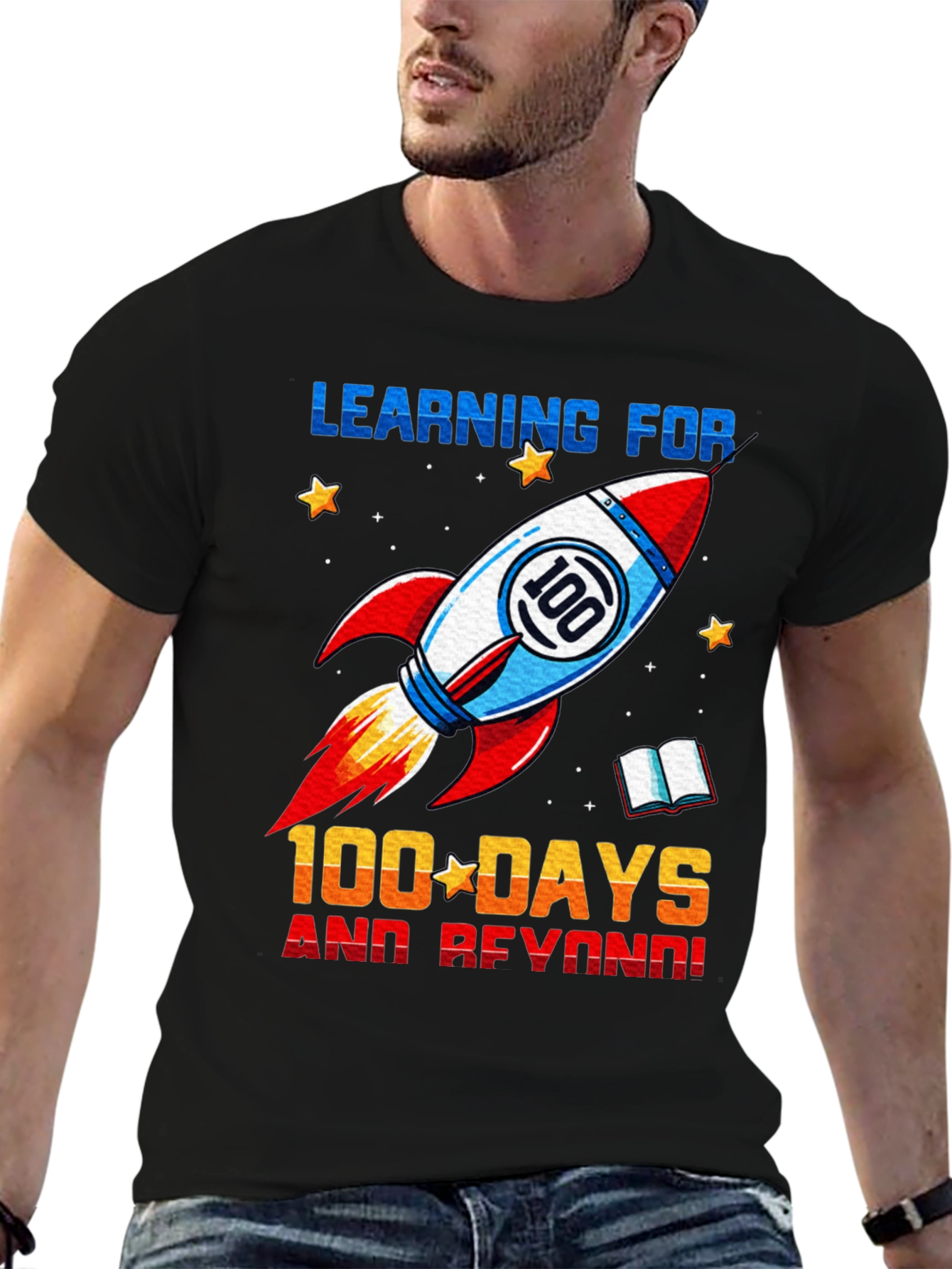 100 Days and Beyond Rocket T-Shirt