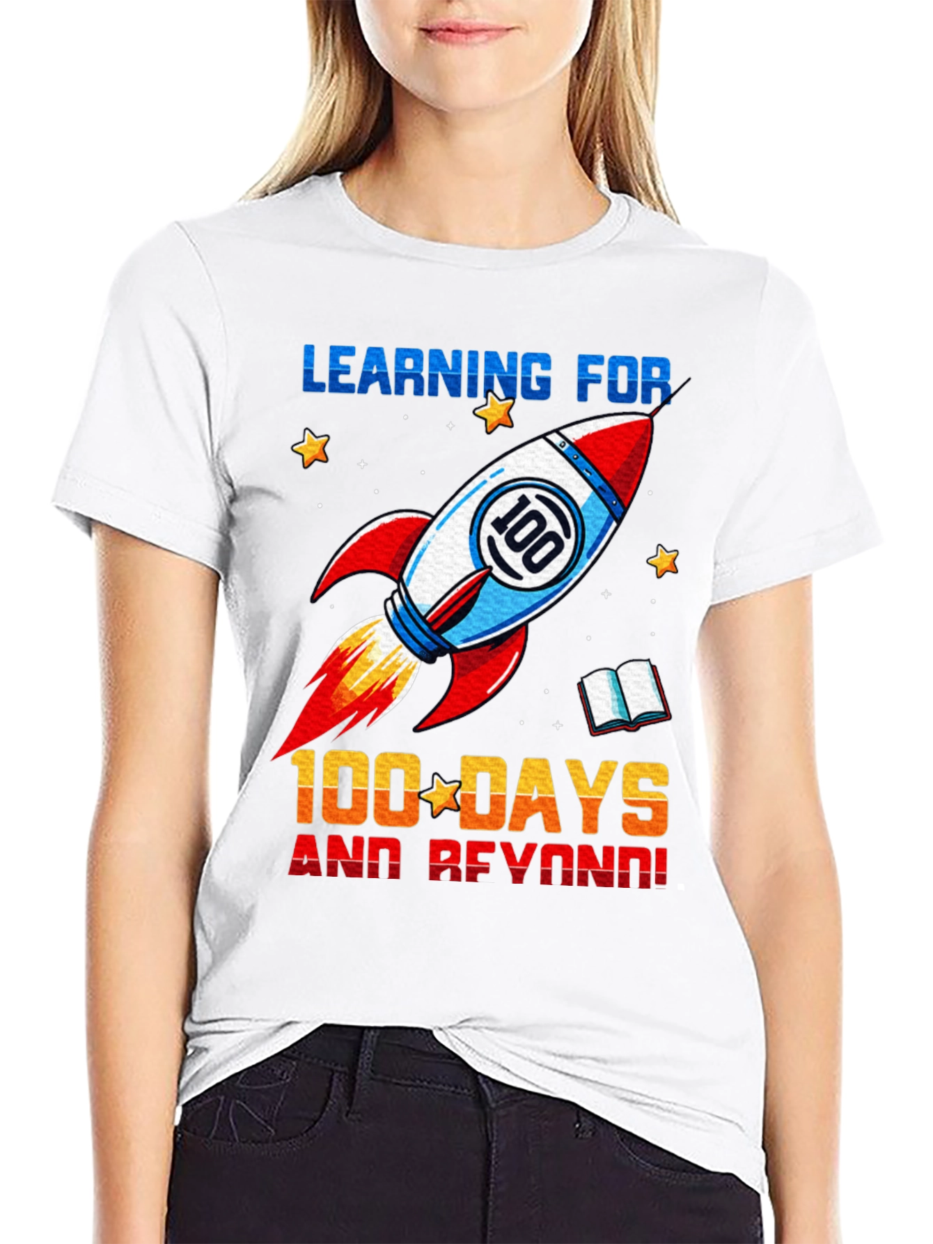 100 Days and Beyond Rocket T-Shirt