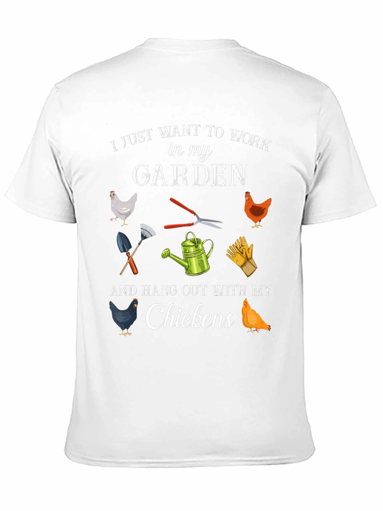 Gardening & Chickens T-Shirt