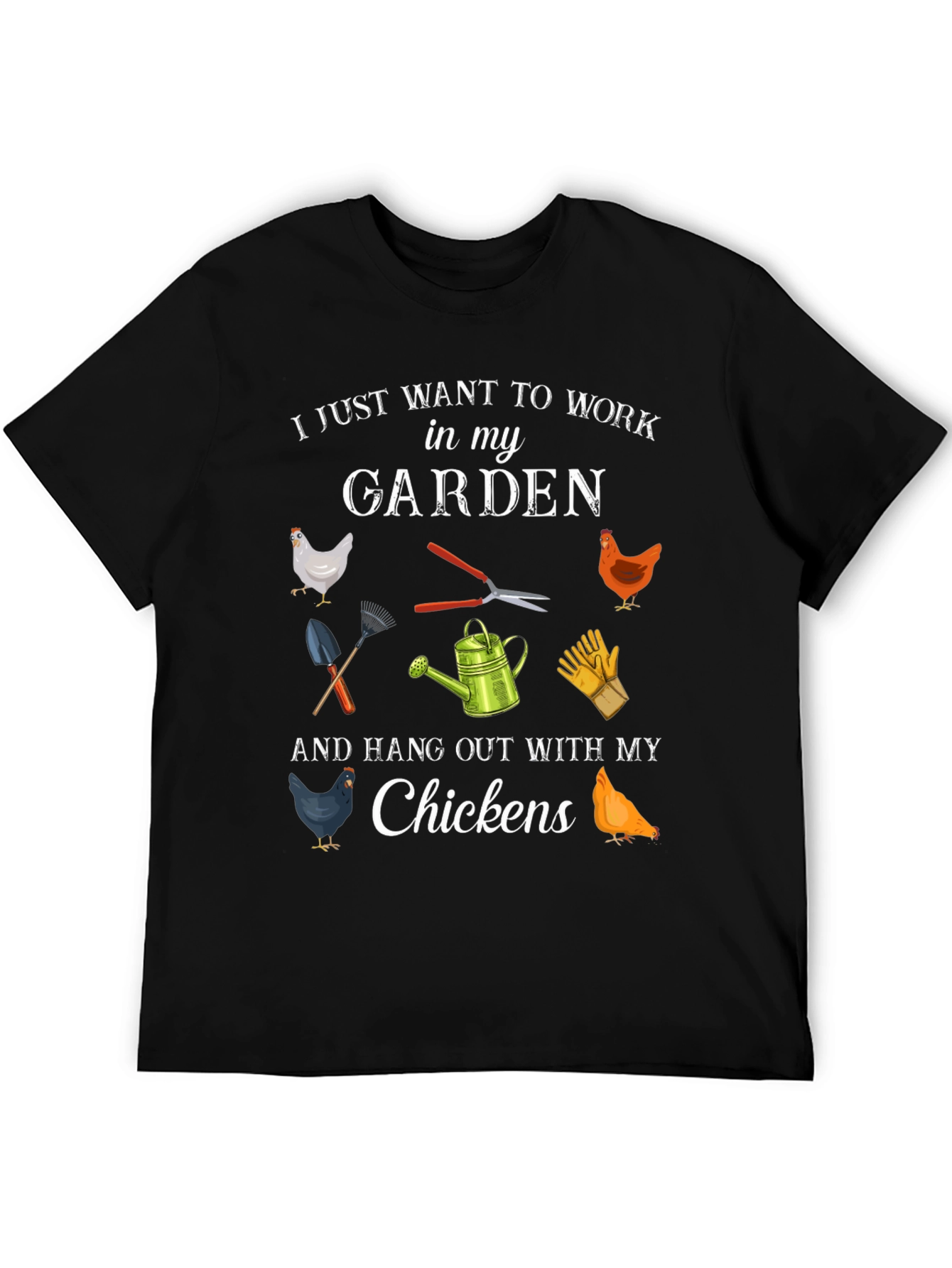 Gardening & Chickens T-Shirt