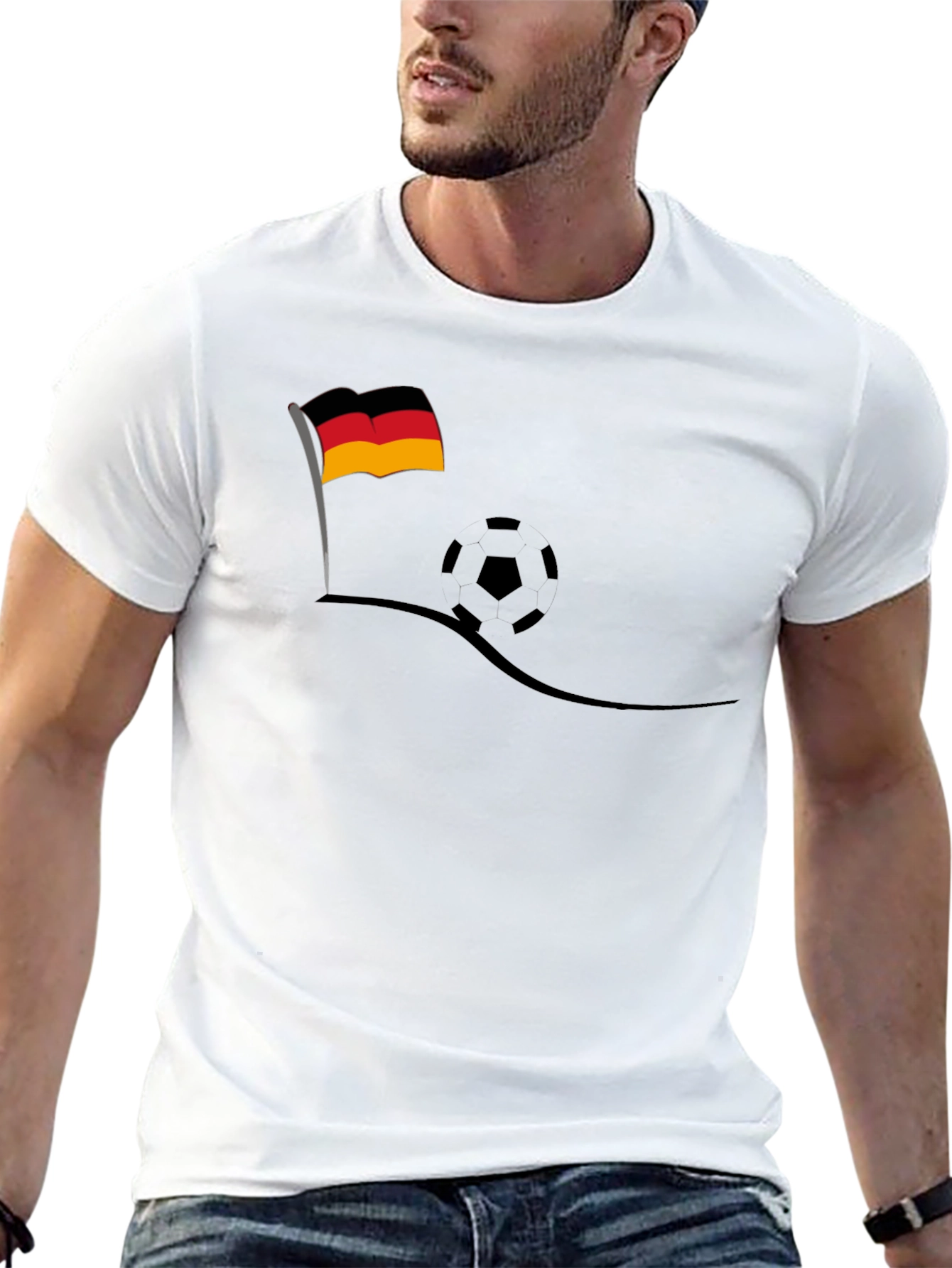 Germany Soccer Fan T-Shirt - Black