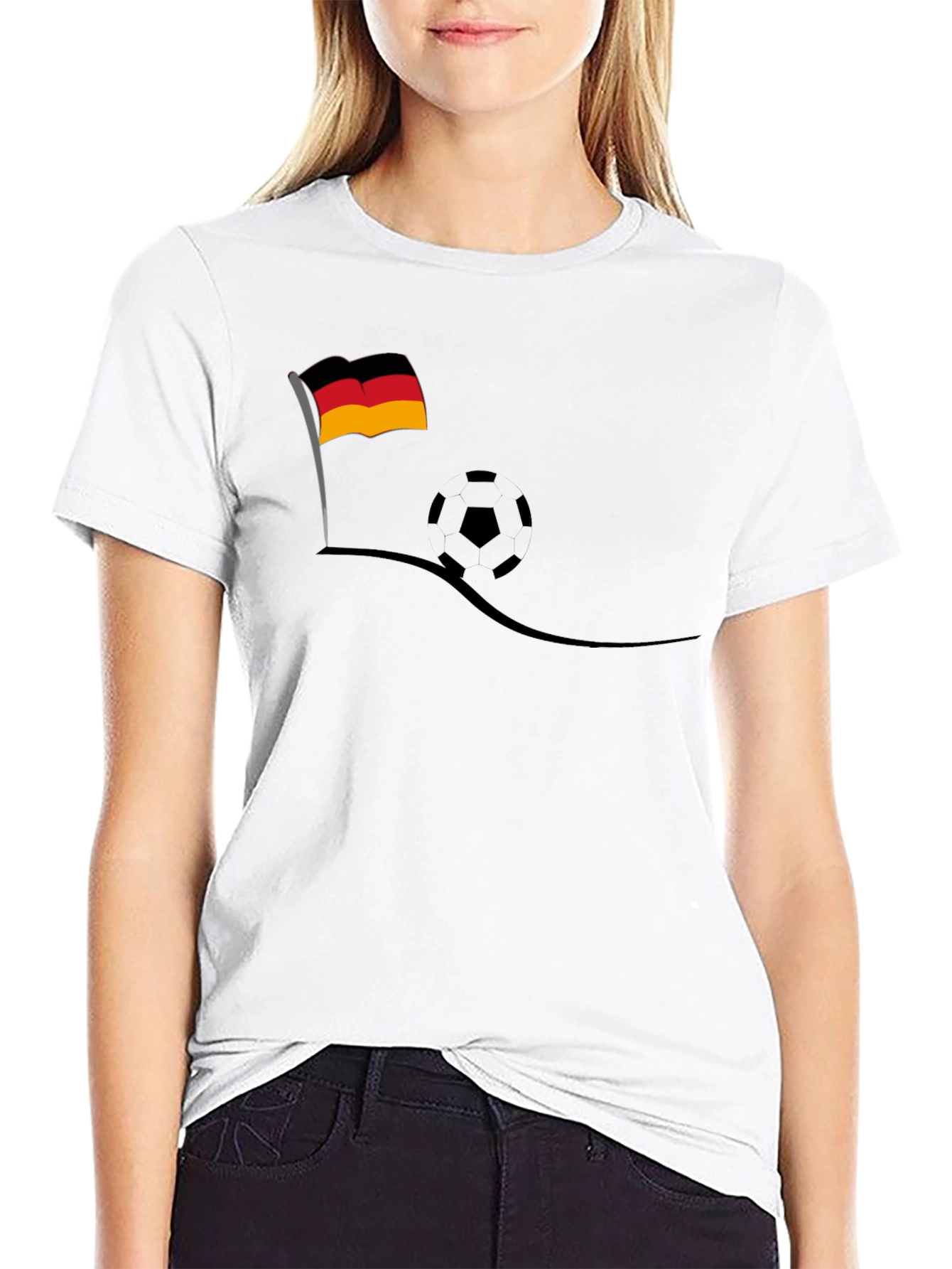 Germany Soccer Fan T-Shirt - Black