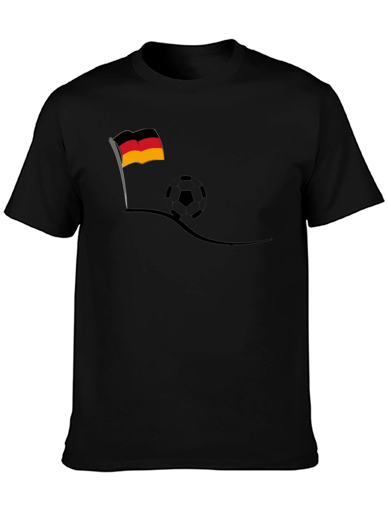 Germany Soccer Fan T-Shirt - Black