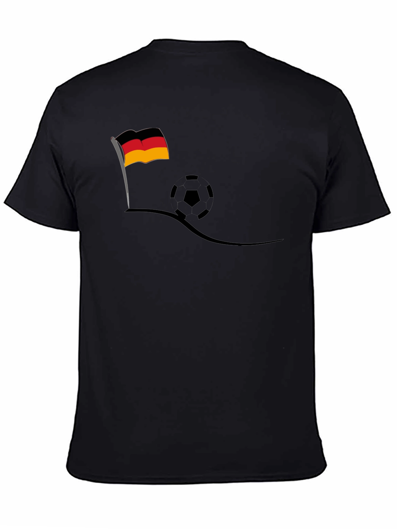 Germany Soccer Fan T-Shirt - Black