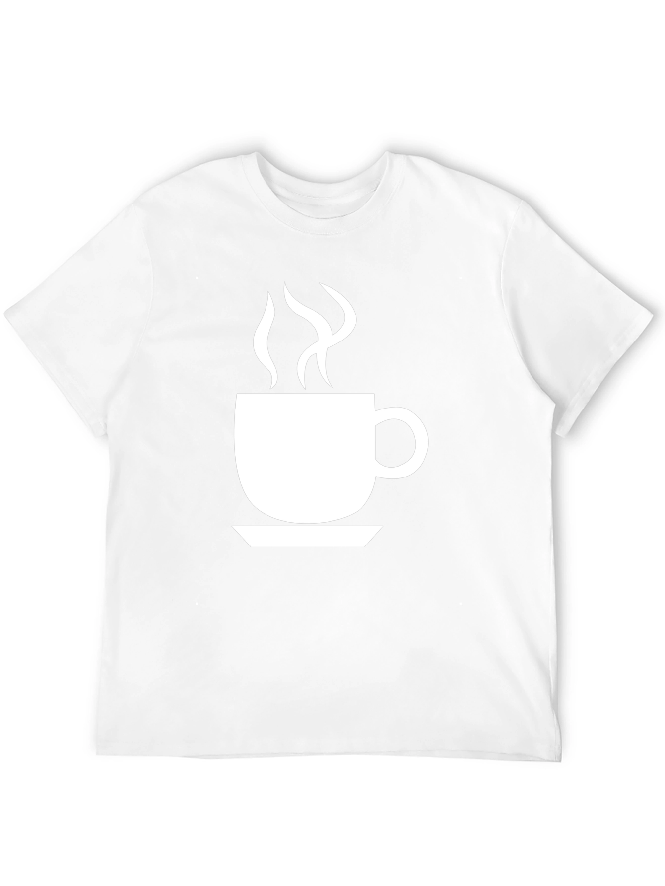 Coffee Cup Graphic Tee - Black Unisex T-Shirt