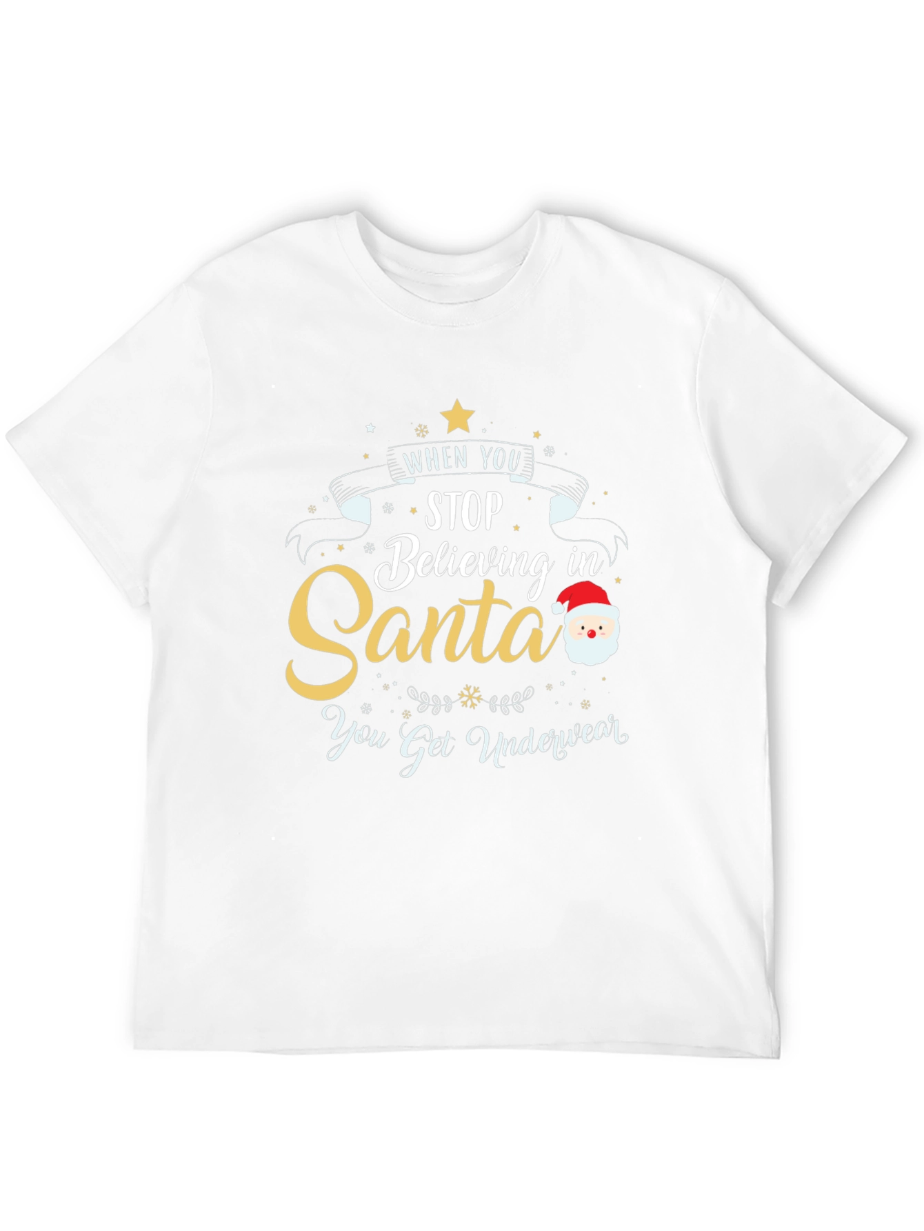 Funny Santa Underwear Christmas T-Shirt