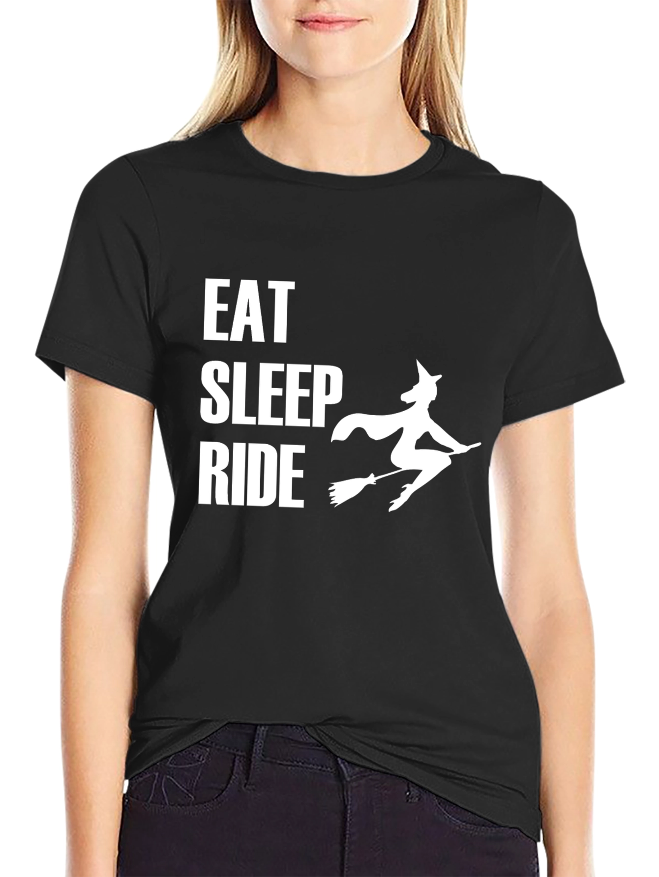 Eat Sleep Ride Witch T-Shirt