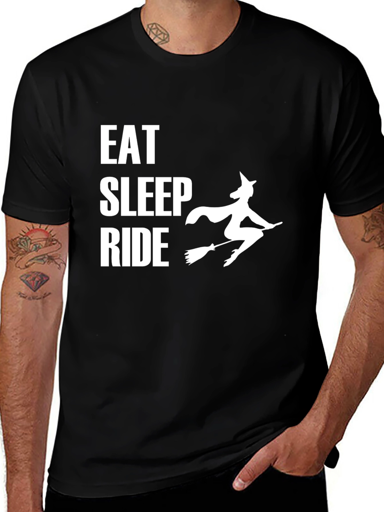Eat Sleep Ride Witch T-Shirt