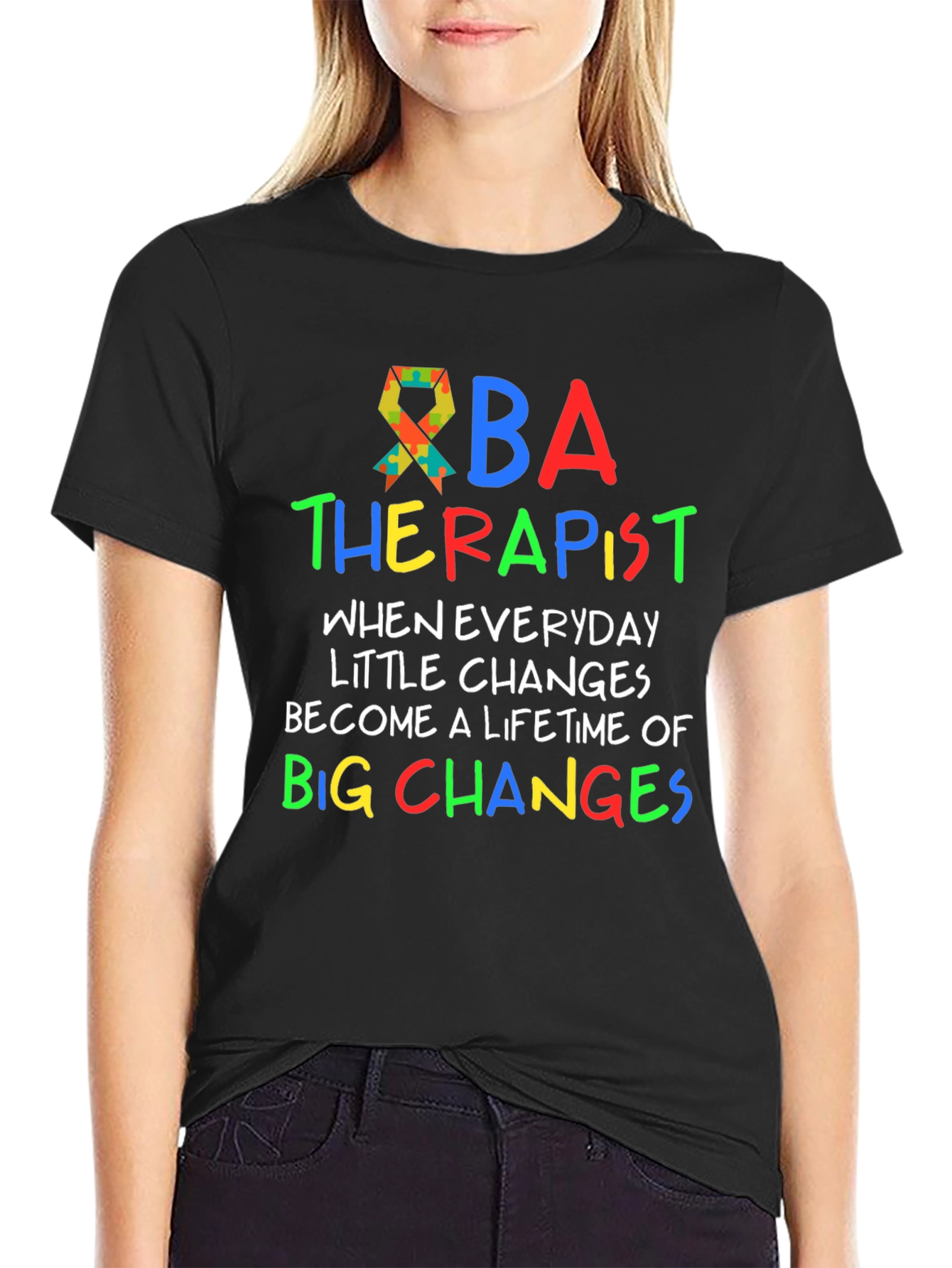 ABA Therapist Autism Awareness T-Shirt