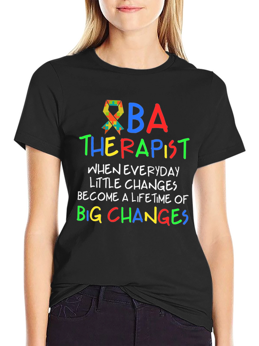 ABA Therapist Autism Awareness T-Shirt