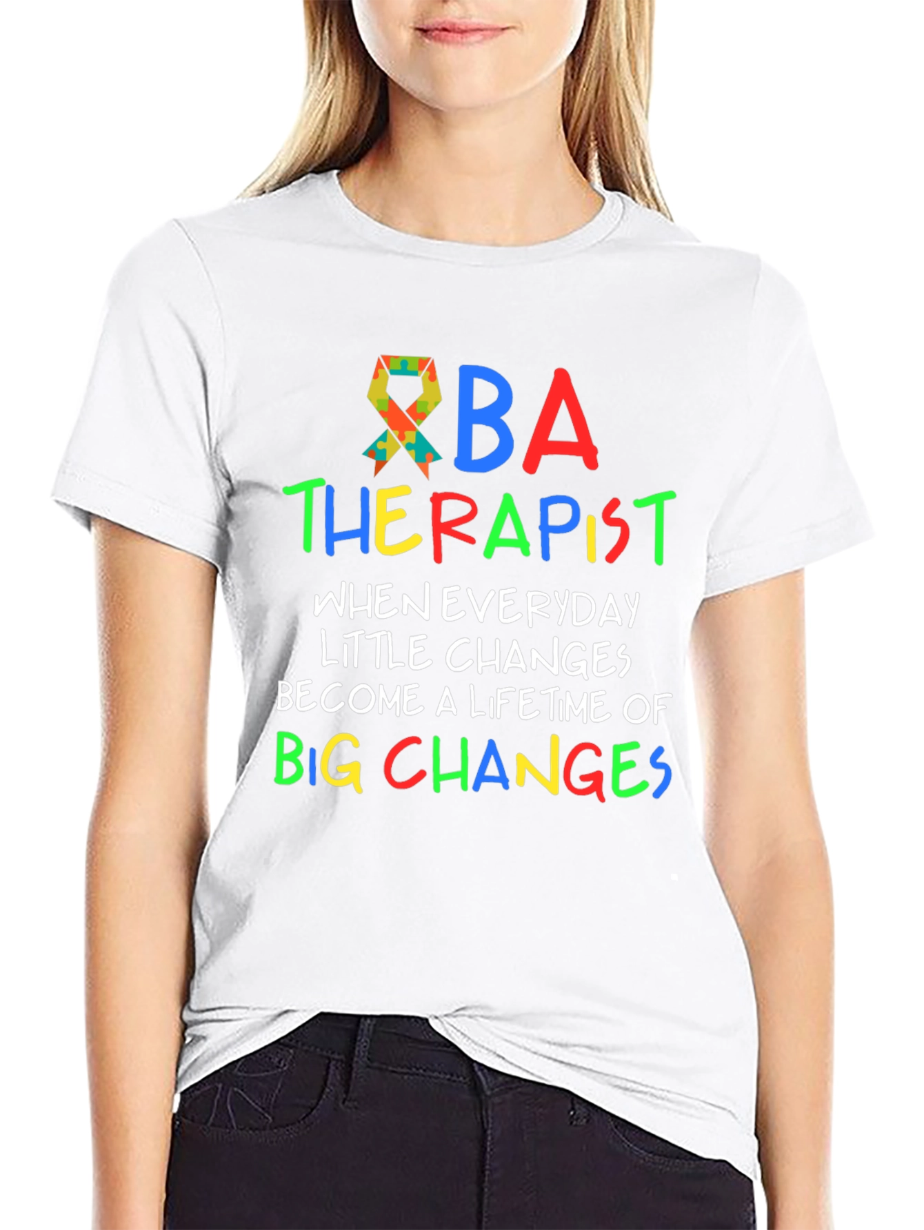 ABA Therapist Autism Awareness T-Shirt
