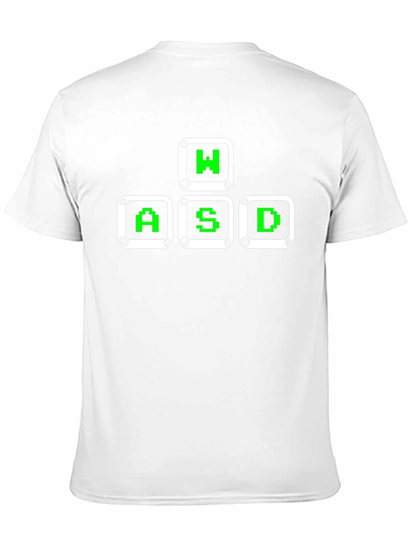 Gamer WASD Keys Black T-Shirt