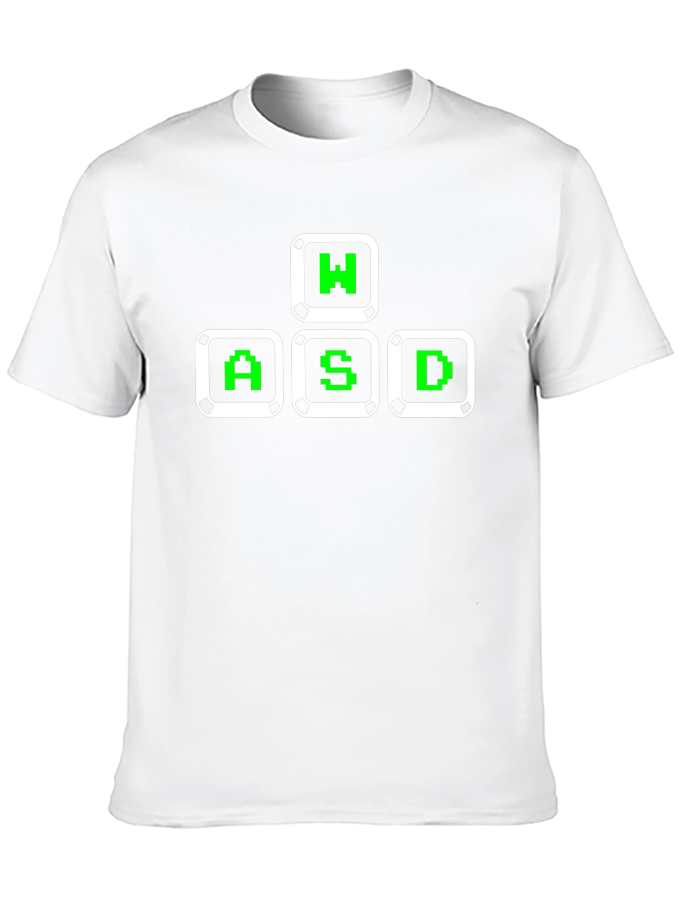 Gamer WASD Keys Black T-Shirt