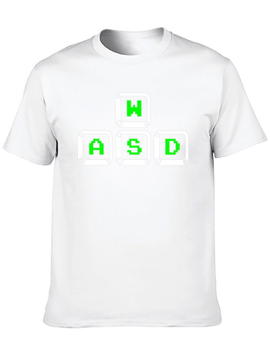 Gamer WASD Keys Black T-Shirt