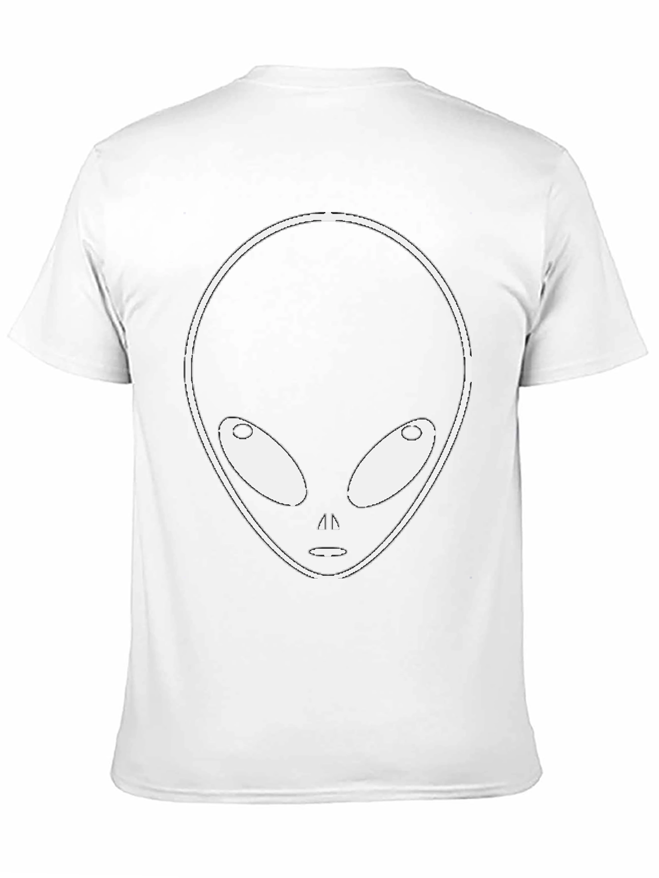Alien Graphic Tee - Black Cotton Blend