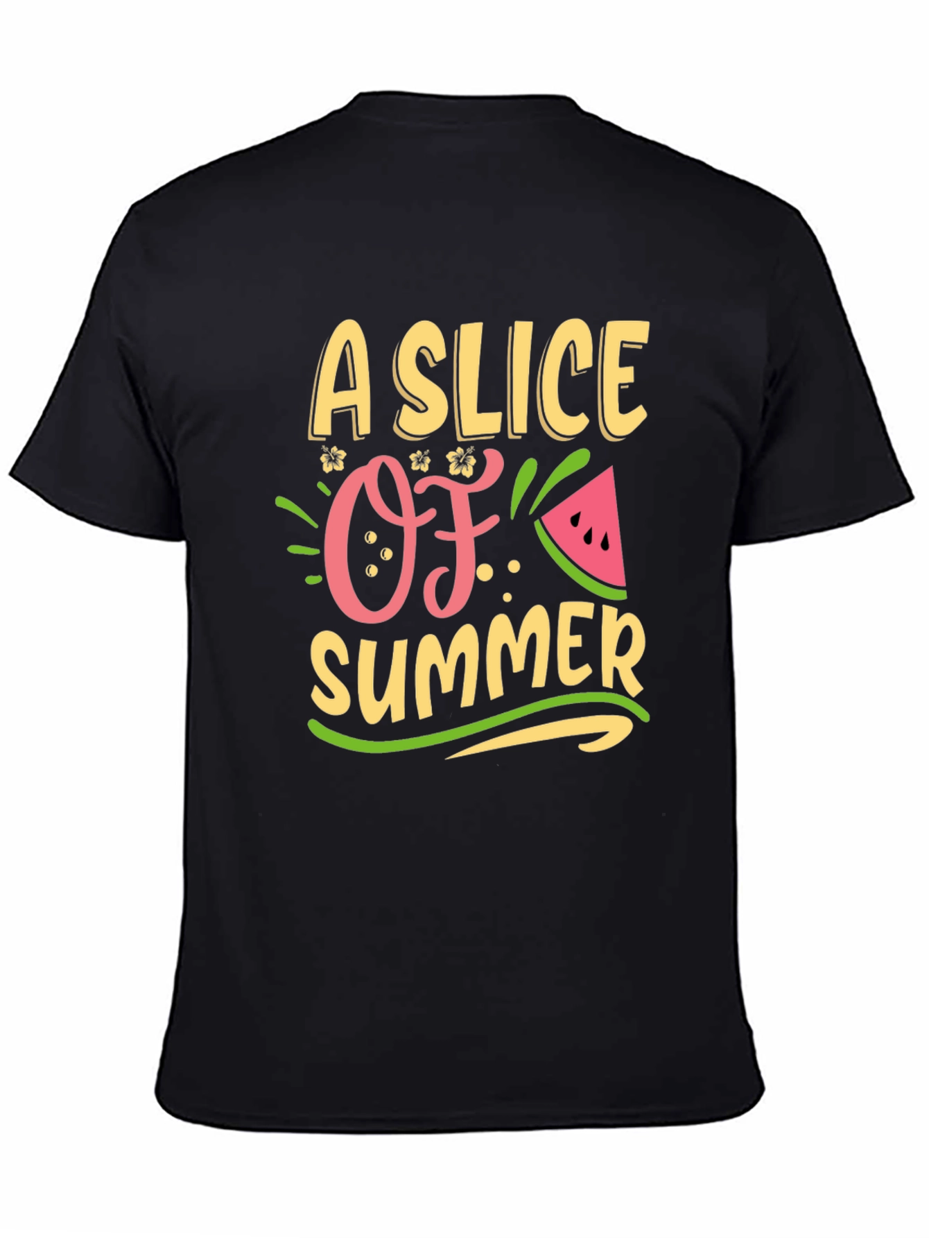 A Slice of Summer Graphic Tee - Black