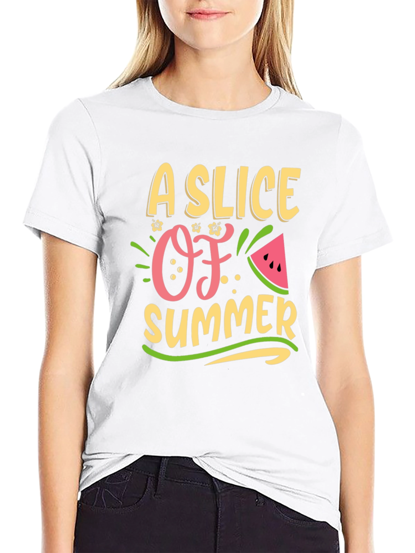 A Slice of Summer Graphic Tee - Black