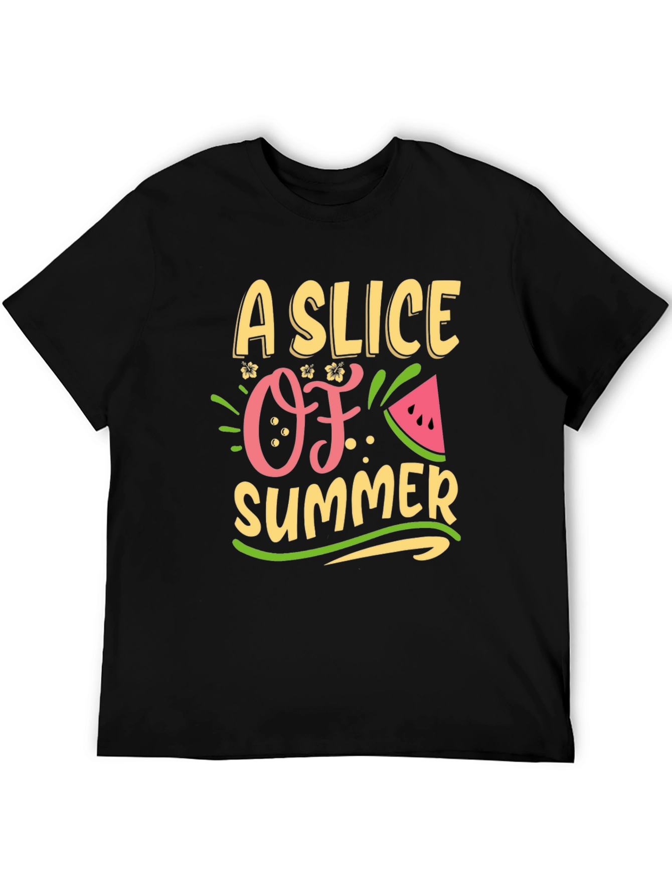 A Slice of Summer Graphic Tee - Black