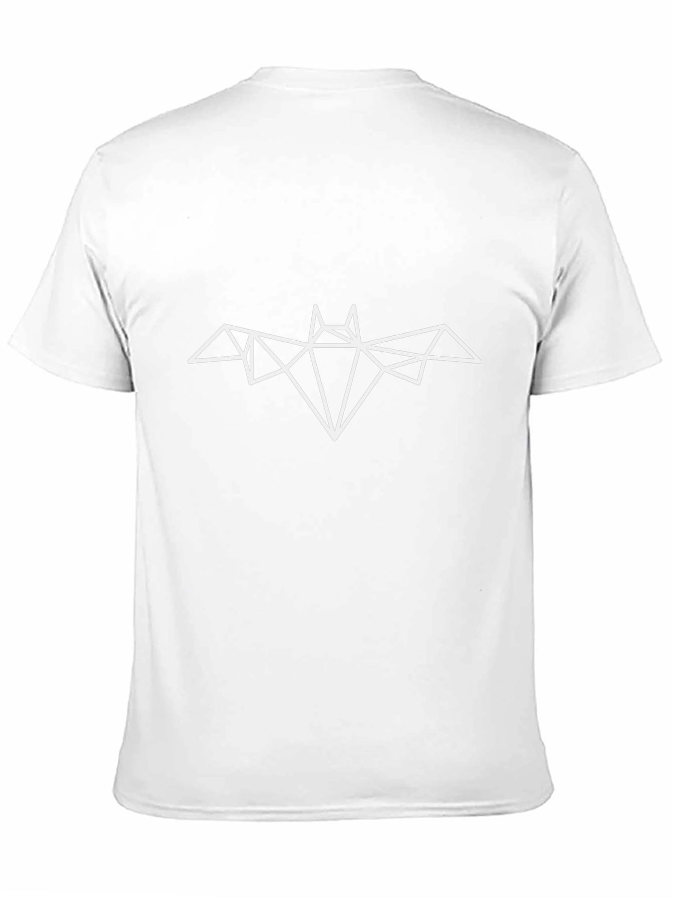 Geometric Bat T-Shirt - Black