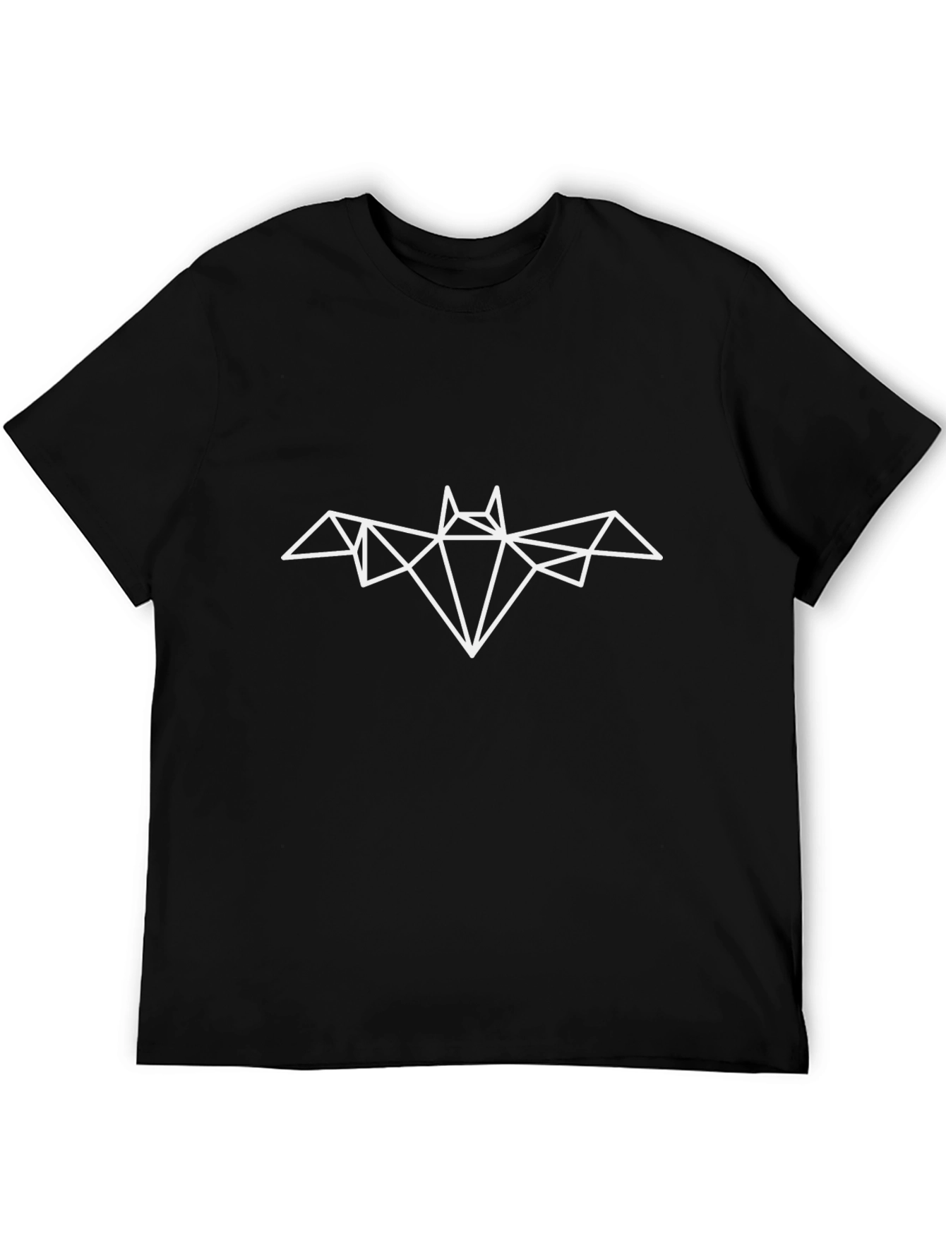 Geometric Bat T-Shirt - Black