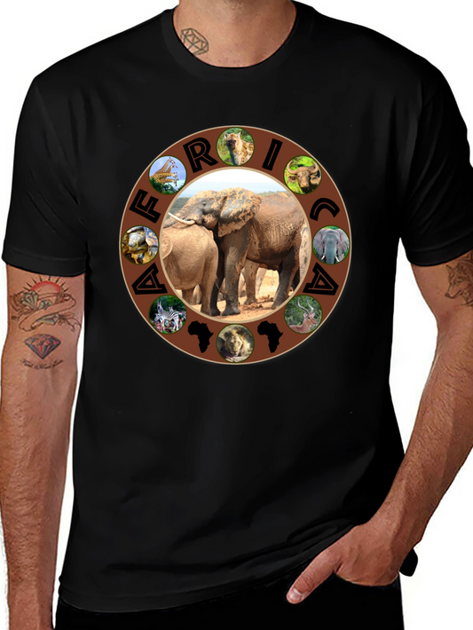 Africa Animals Graphic T-Shirt