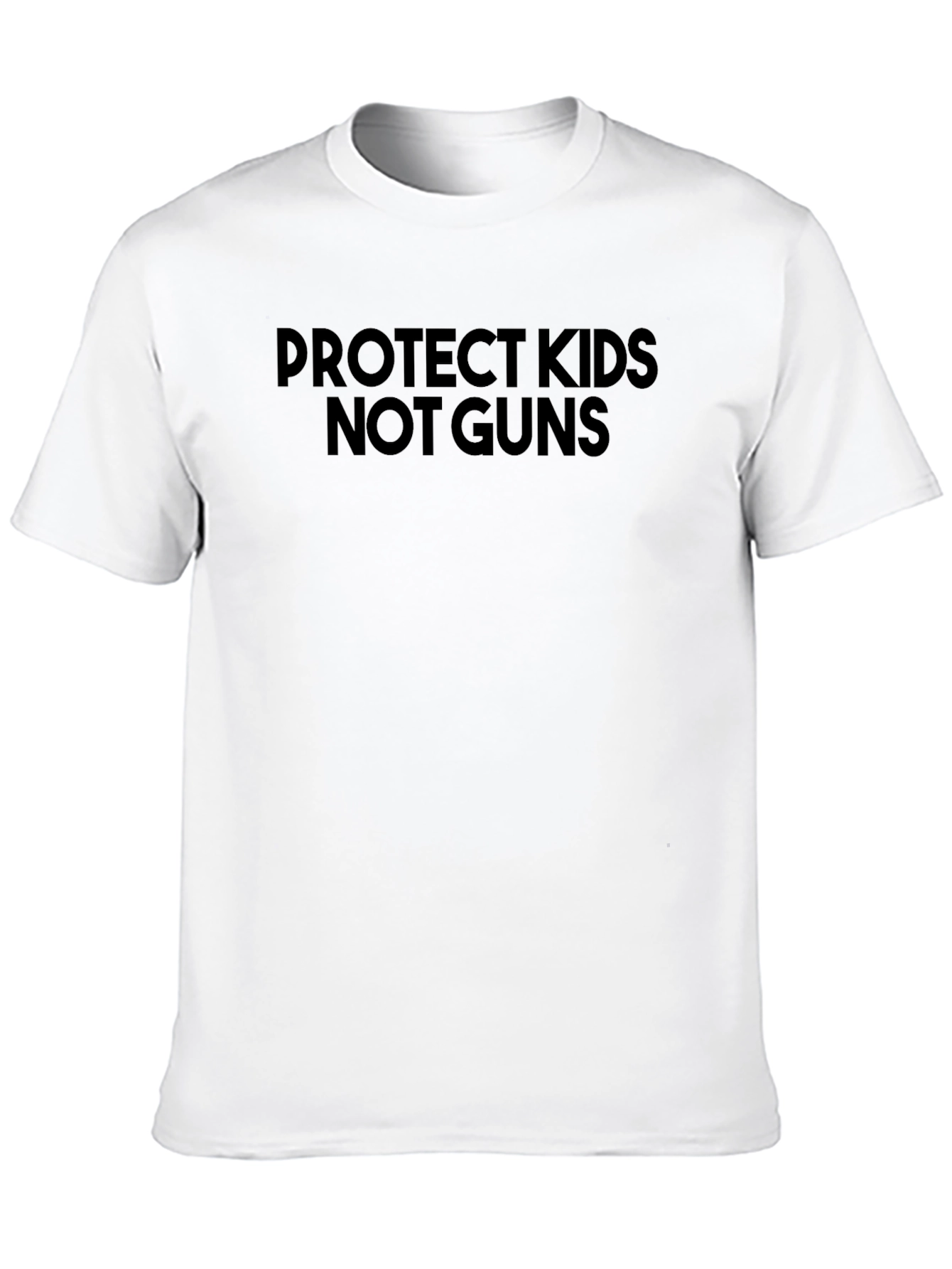 Protect Kids Not Guns Black T-Shirt