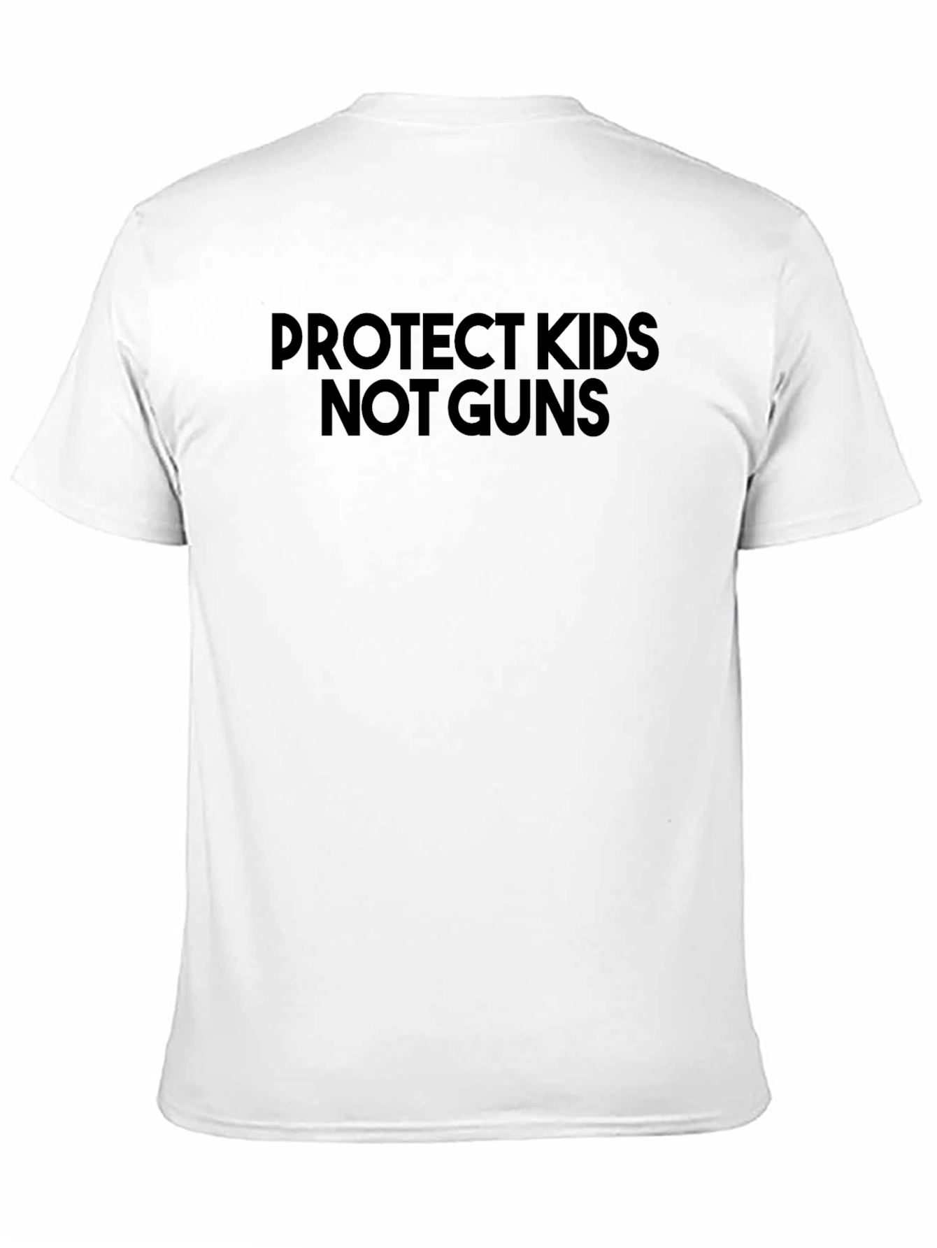 Protect Kids Not Guns Black T-Shirt