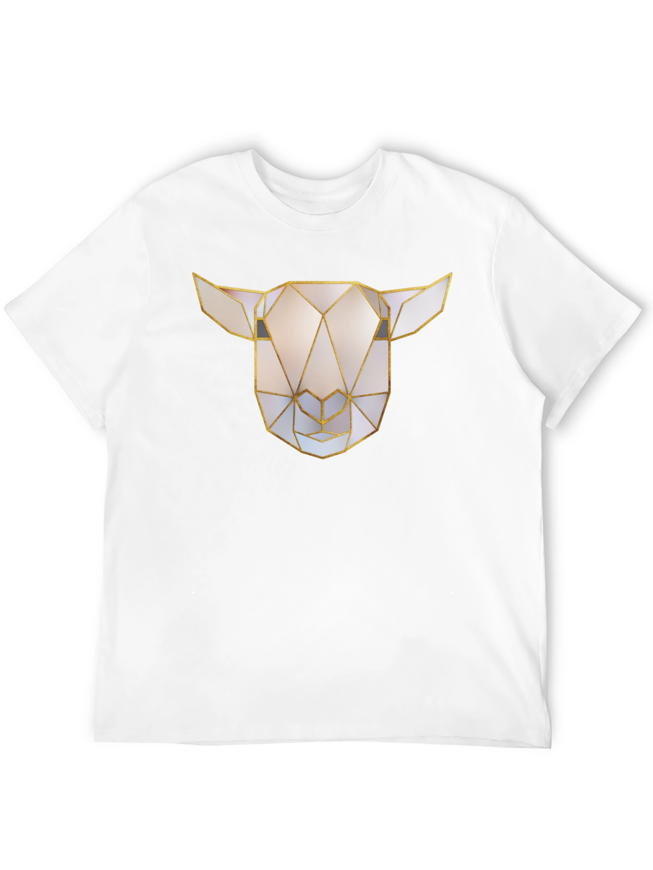 Geometric Sheep Graphic T-Shirt